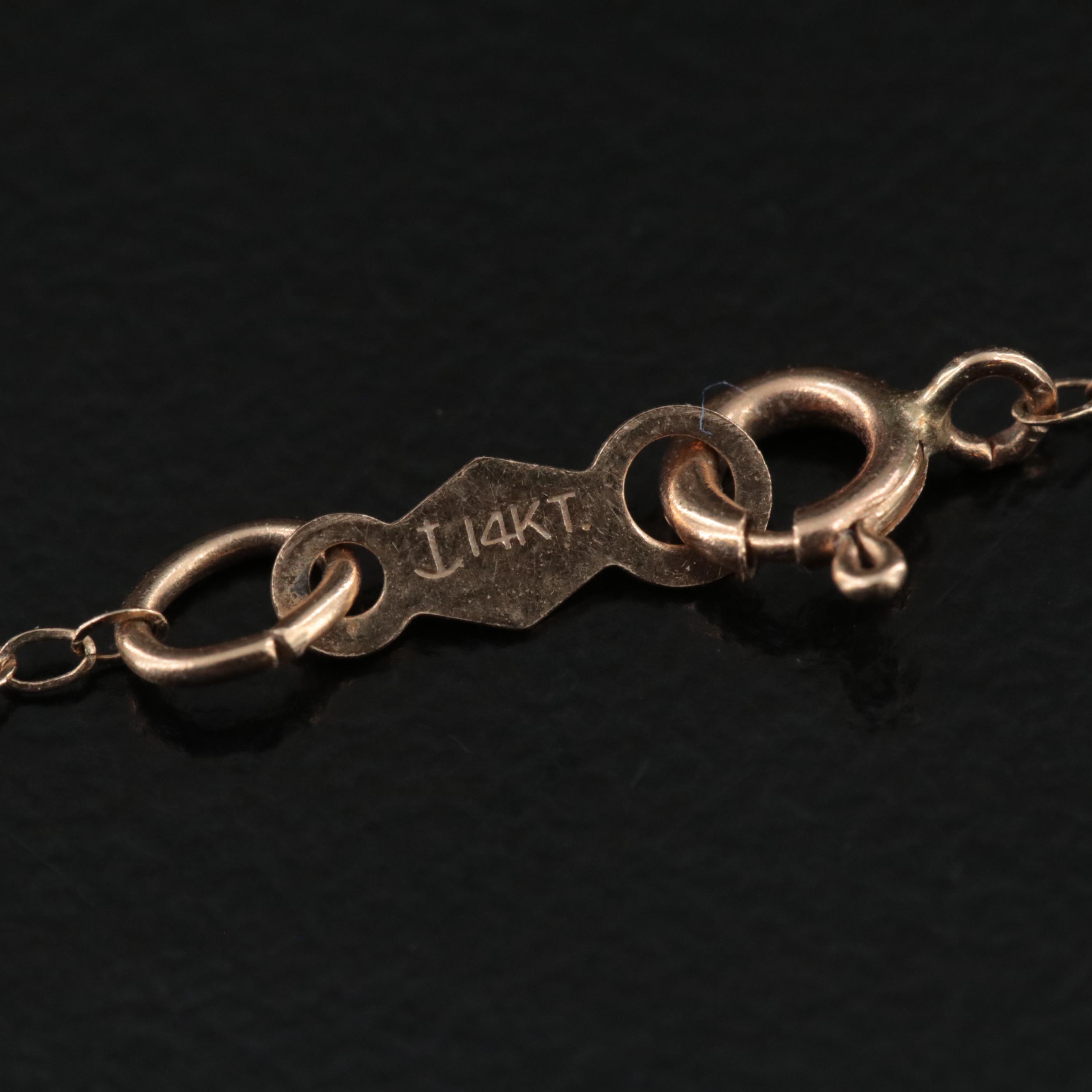 14K Cable Chain Necklace