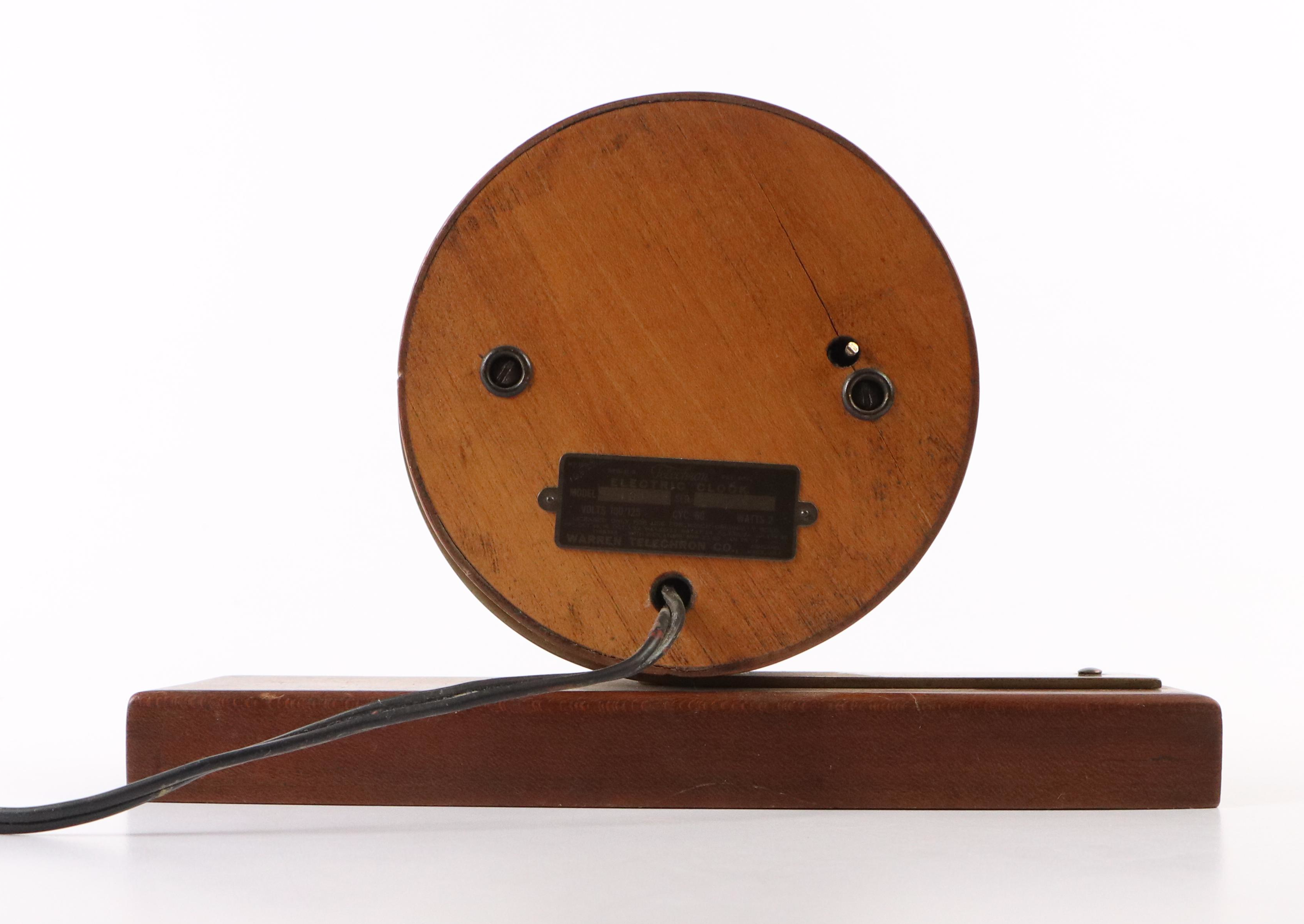 Junghans Porcelain Wall Clock and Telechron Desk Clock
