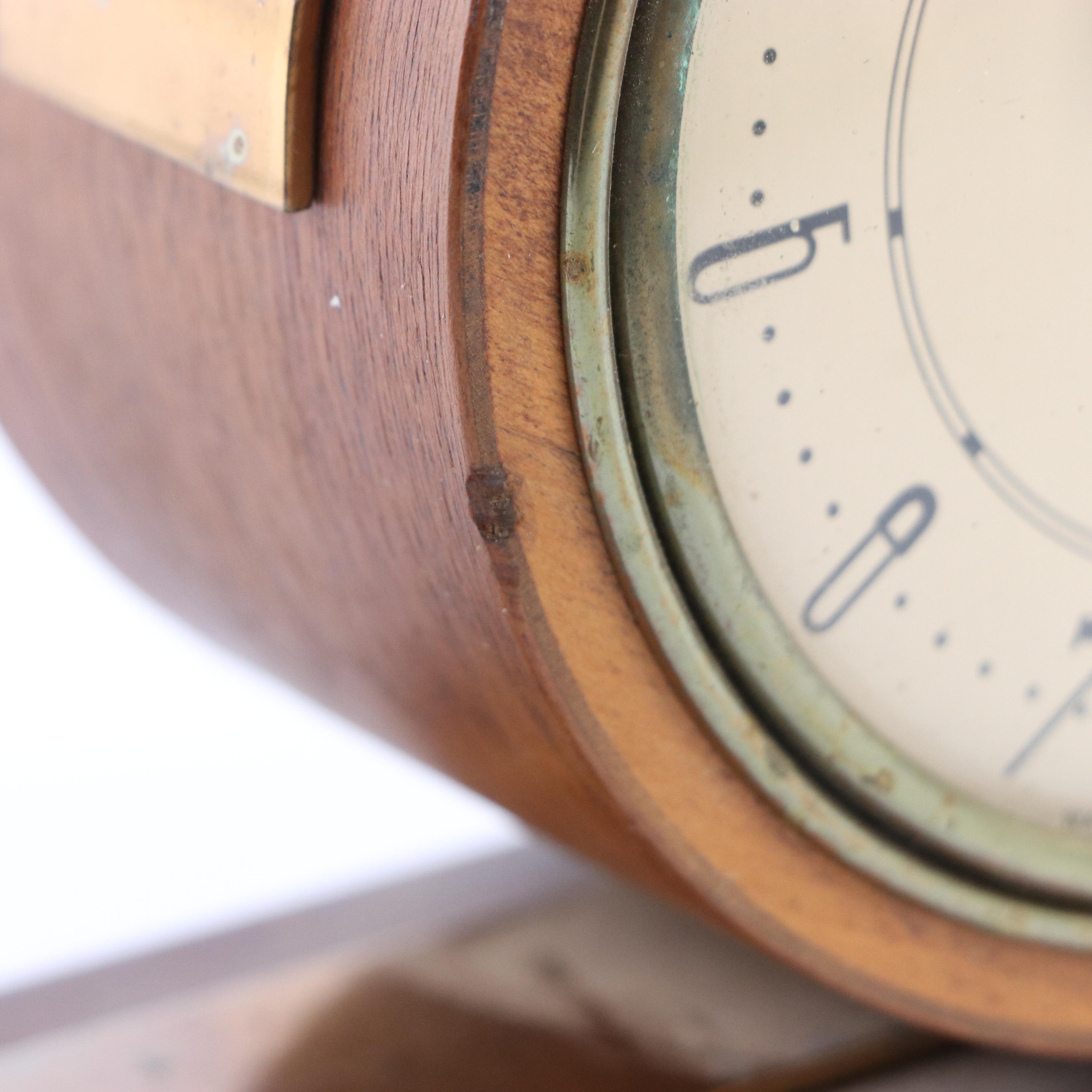 Junghans Porcelain Wall Clock and Telechron Desk Clock