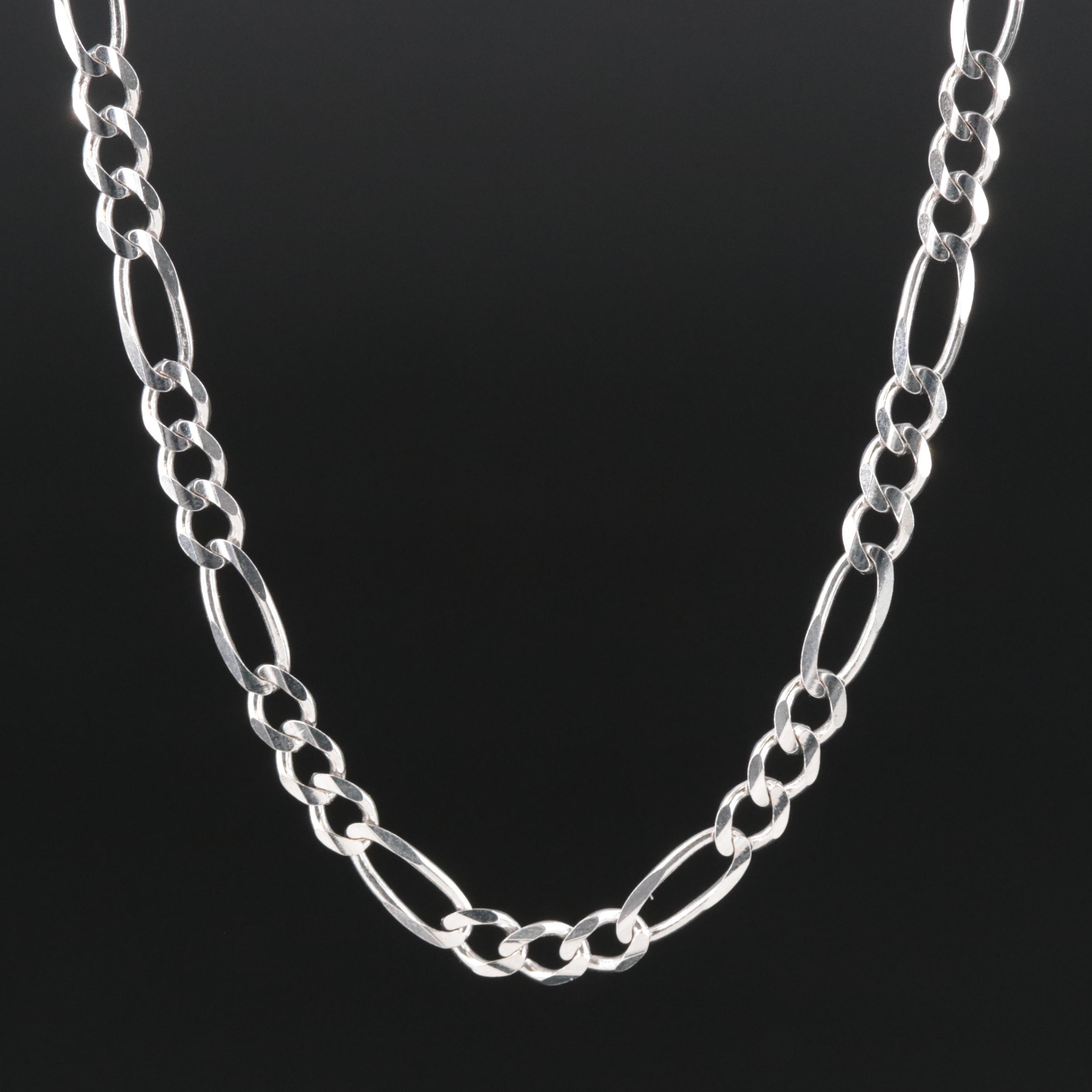 14K Figaro Chain Necklace