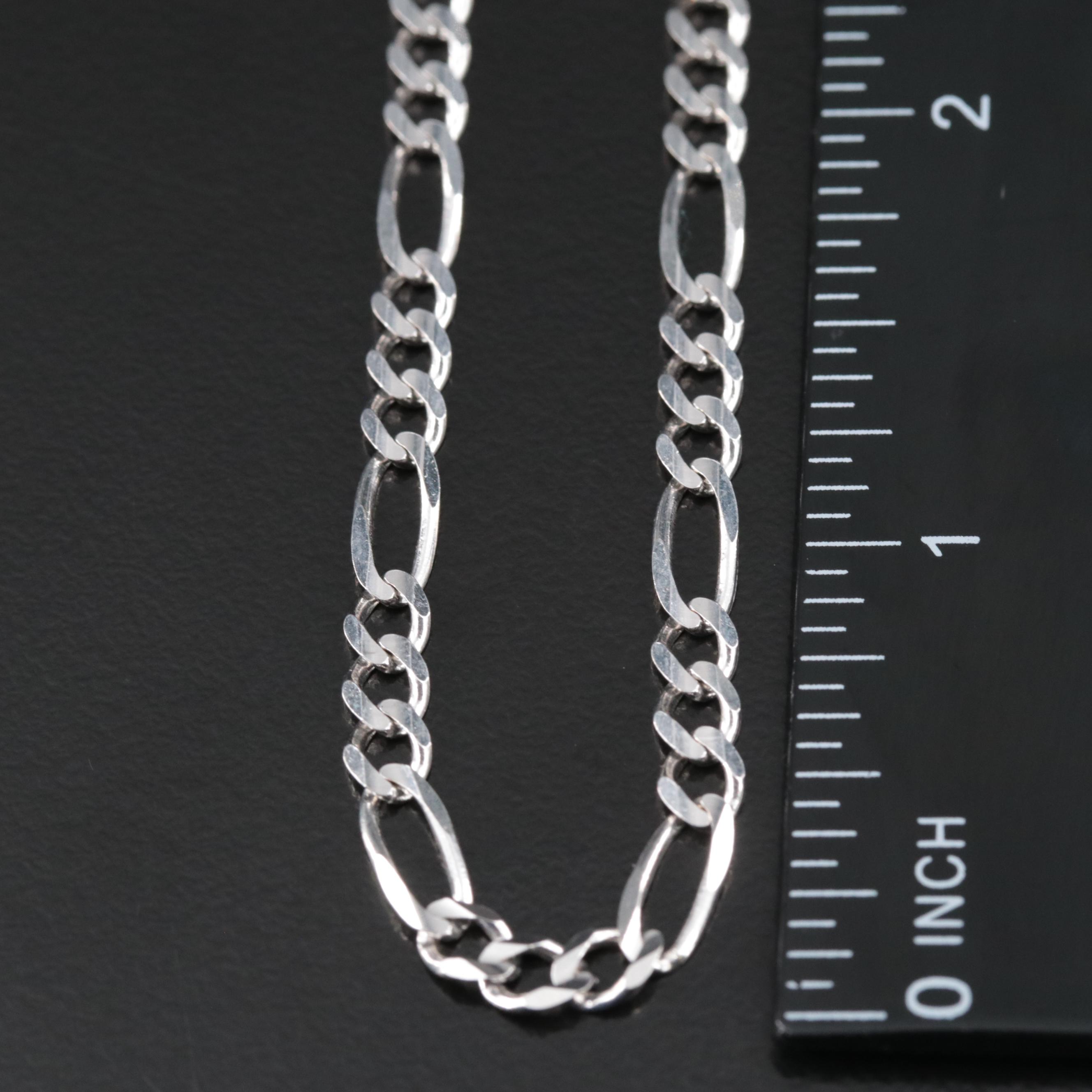 14K Figaro Chain Necklace
