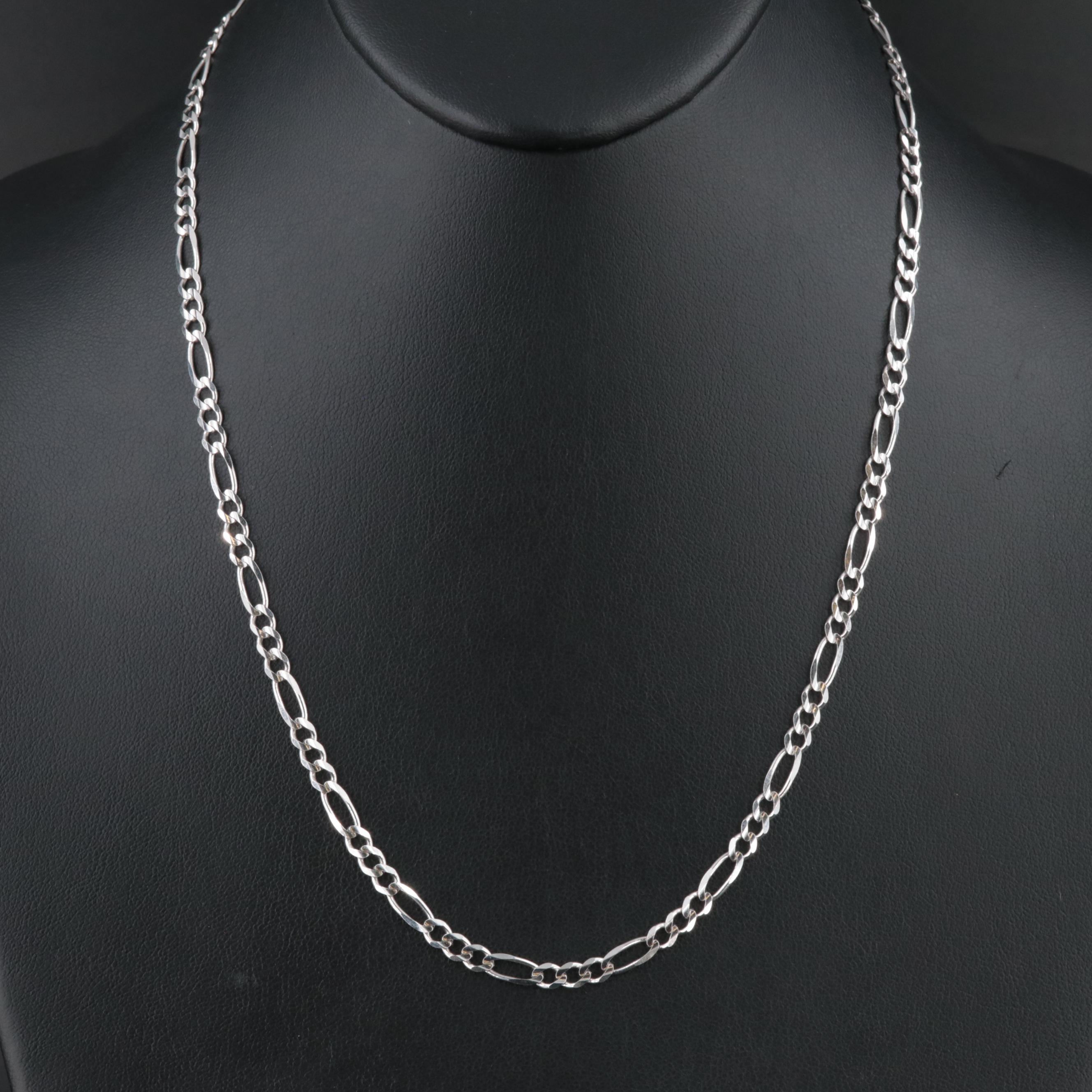 14K Figaro Chain Necklace
