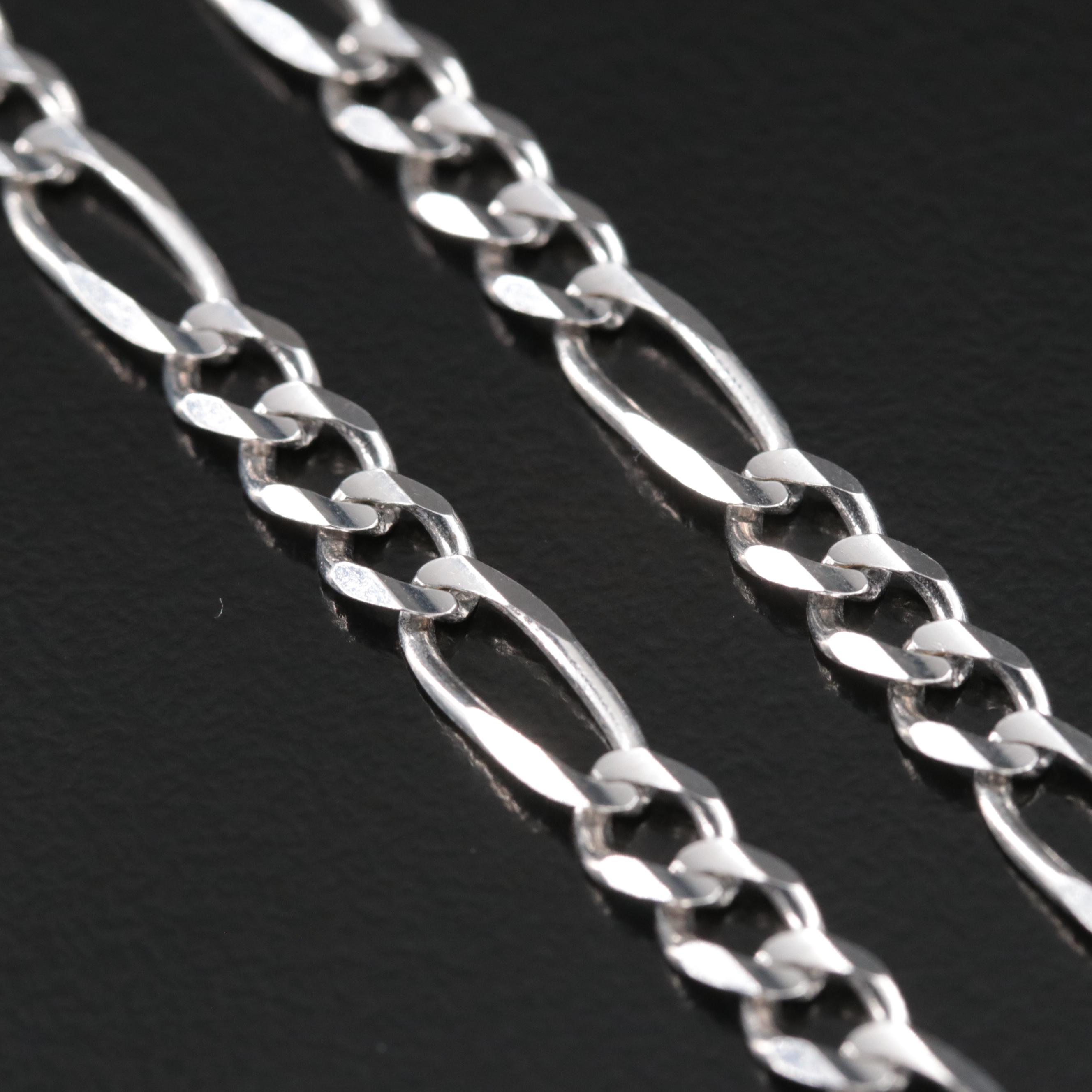 14K Figaro Chain Necklace