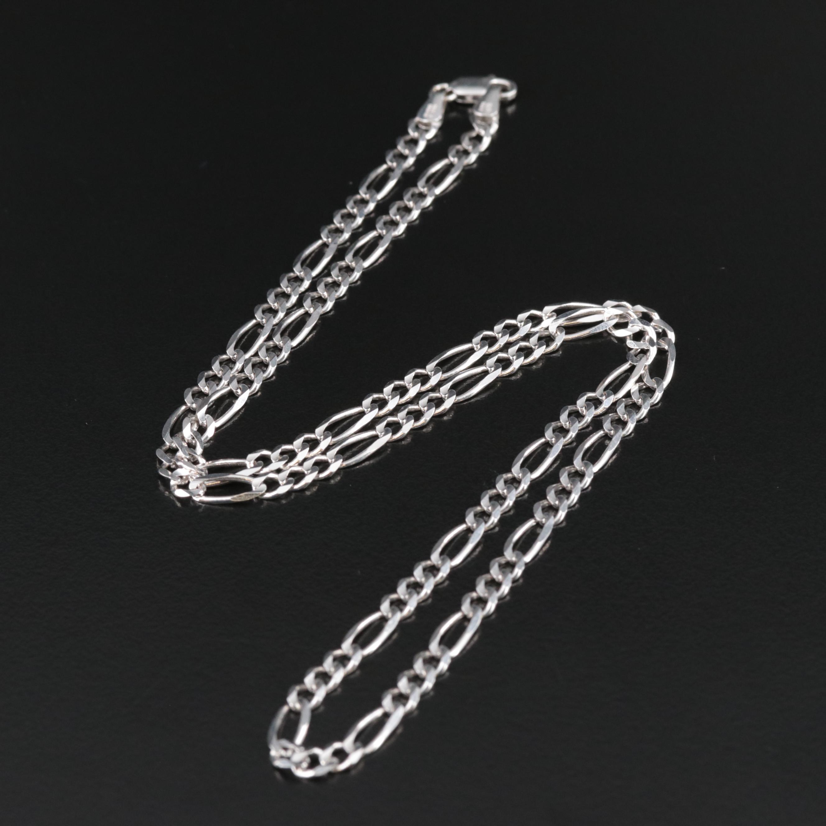 14K Figaro Chain Necklace