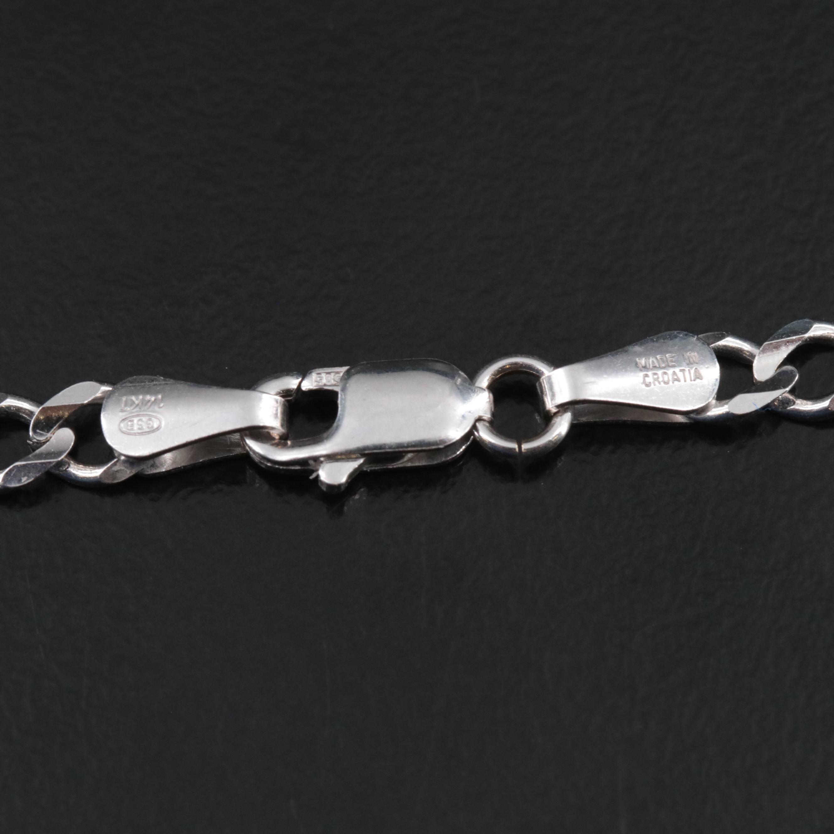 14K Figaro Chain Necklace