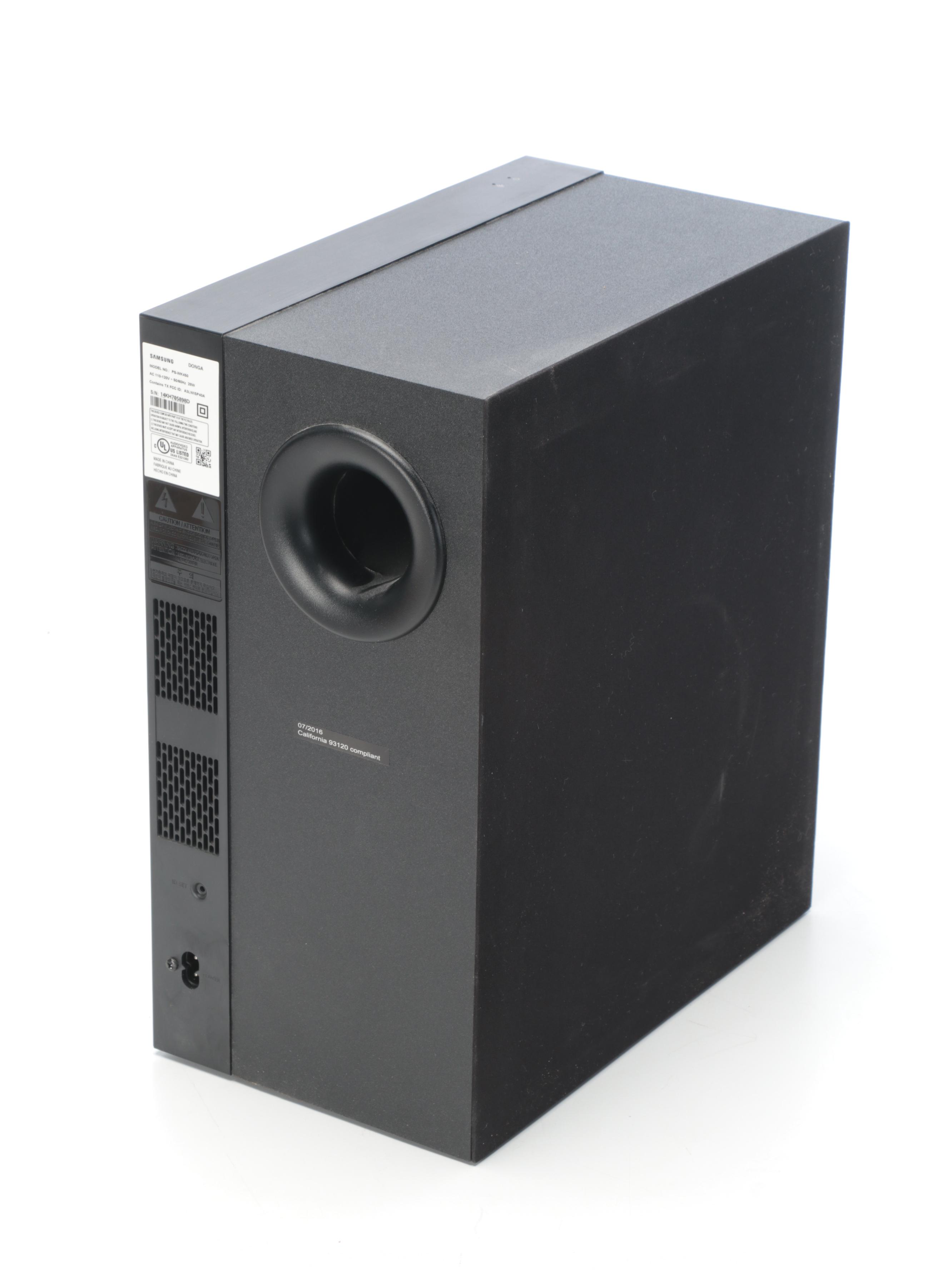 Samsung HWK450 Sound Bar with PSWK450 Subwoofer EBTH