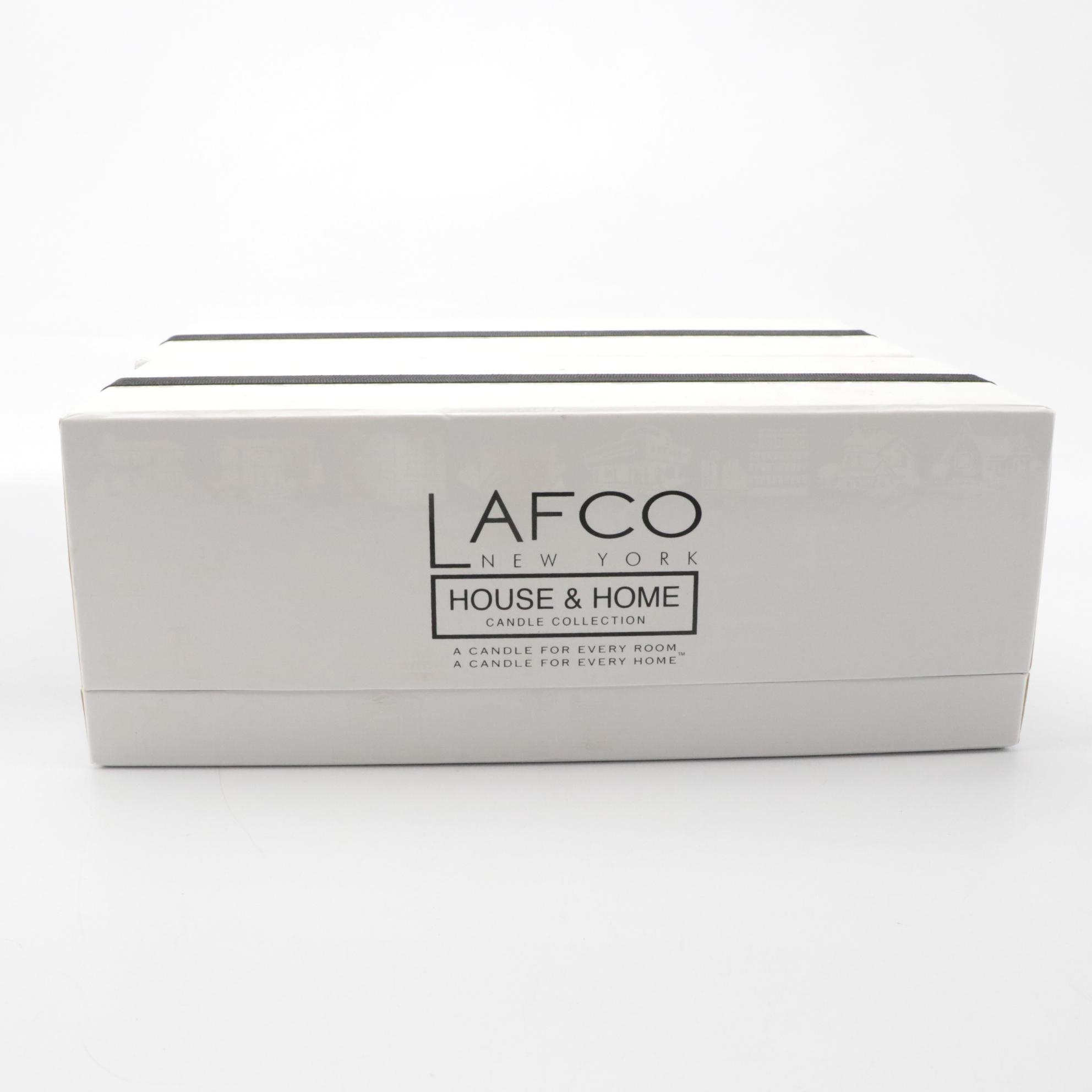 LAFCo House & Home Scented Soy Candles with Painted Tray