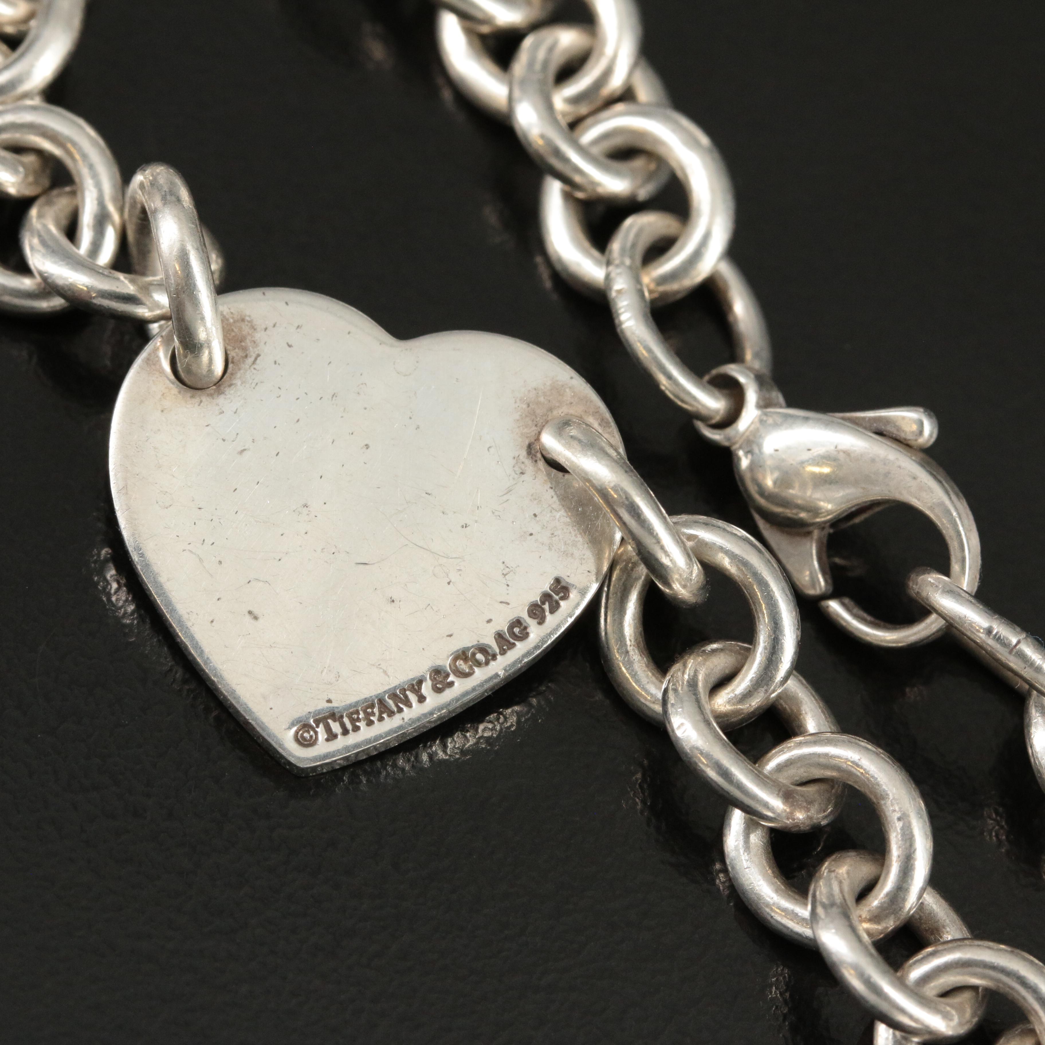 Tiffany & Co. "Return to Tiffany" Sterling Heart Bracelet