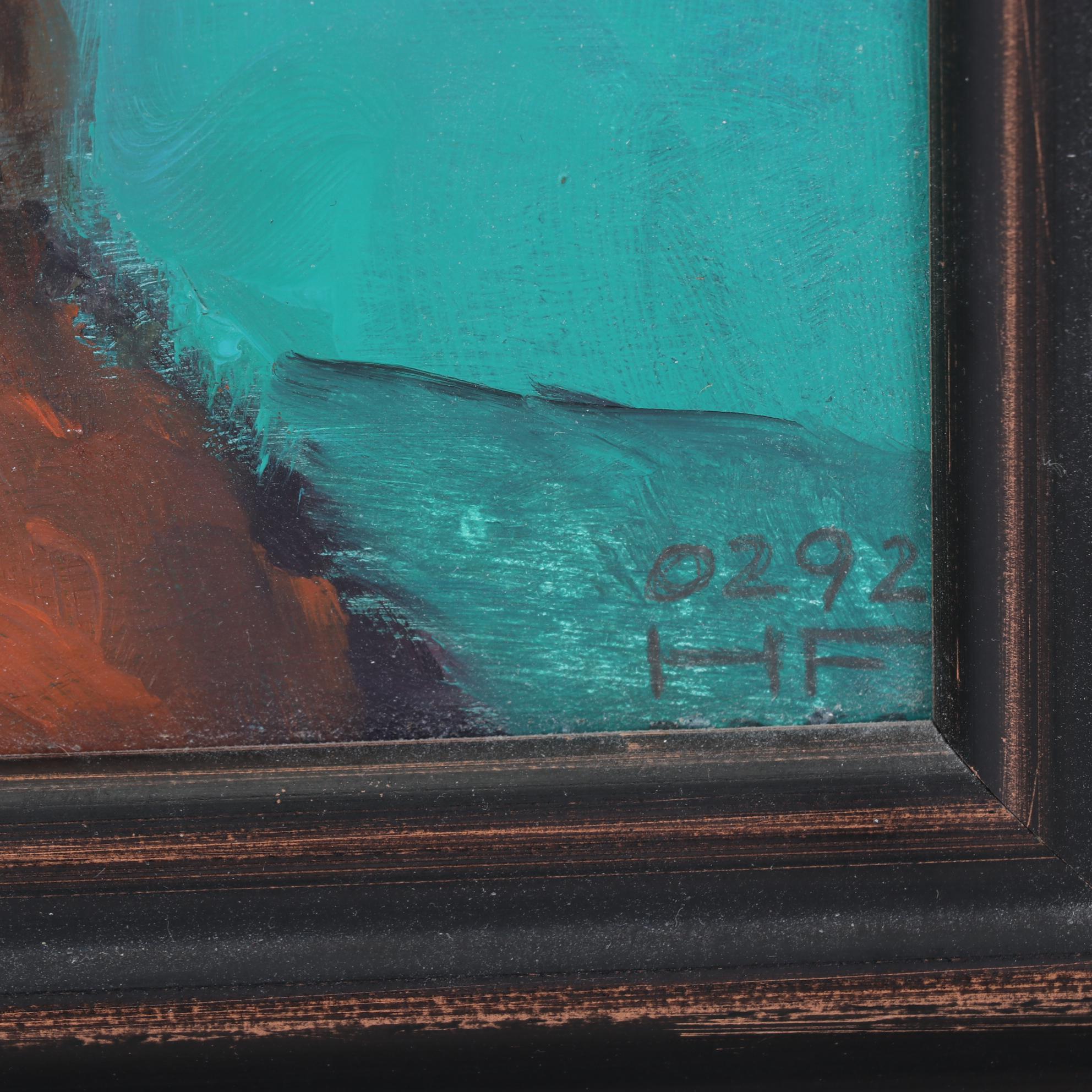 Abstract Portrait Oil Painting, 21st Century