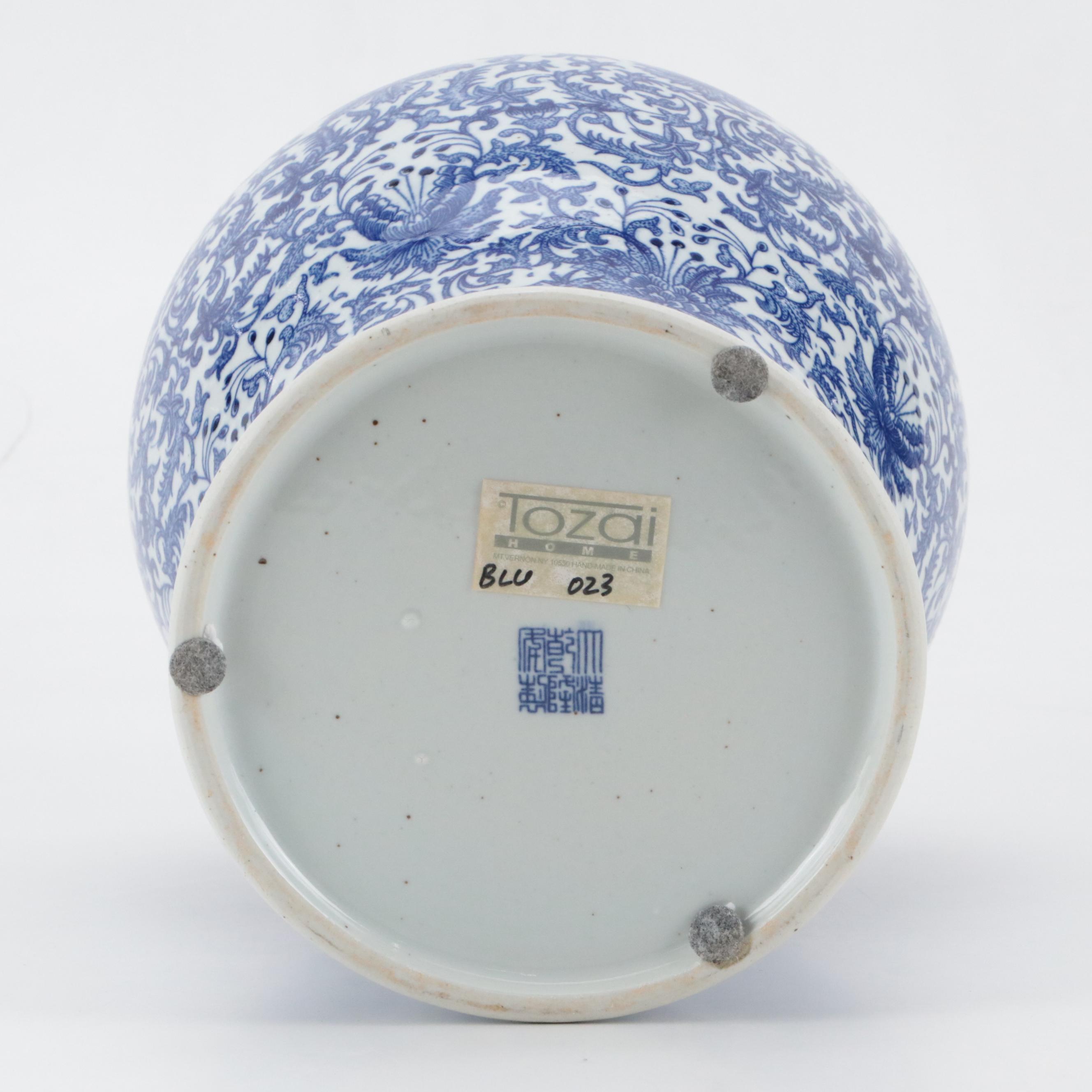 Tozai Home Blue And White Porcelain Ginger Jar Everything But The House   1707241136414 D3d45831ea4edea97a4f2cc3d7167d296d354be9f71d555b78a948bfa2d01dc9.JPG