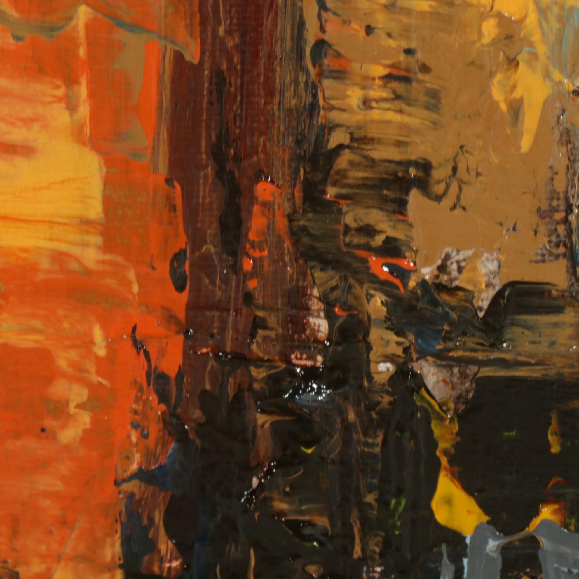 Farshad Lanjani Abstract Acrylic Painting, 21st Century