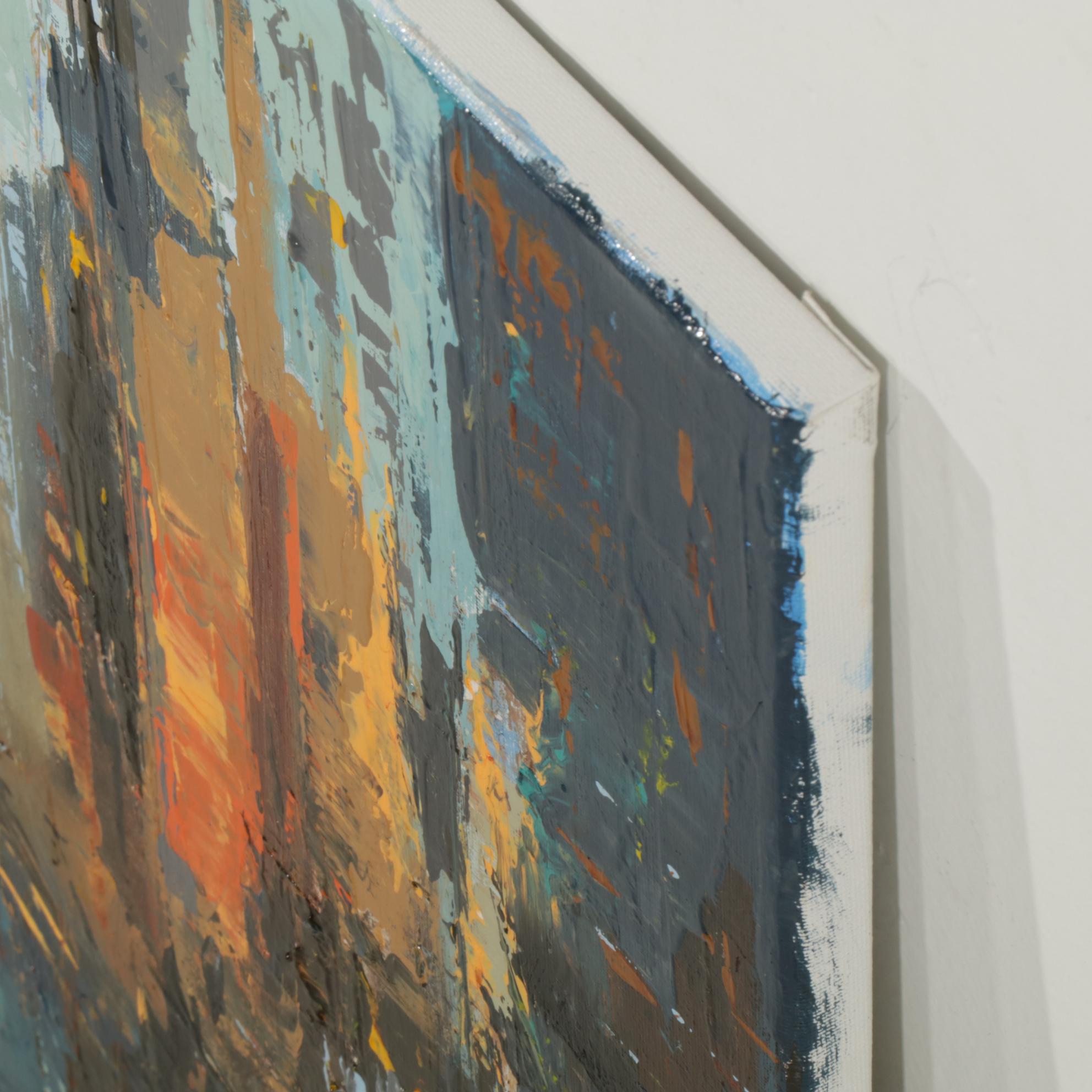 Farshad Lanjani Abstract Acrylic Painting, 21st Century