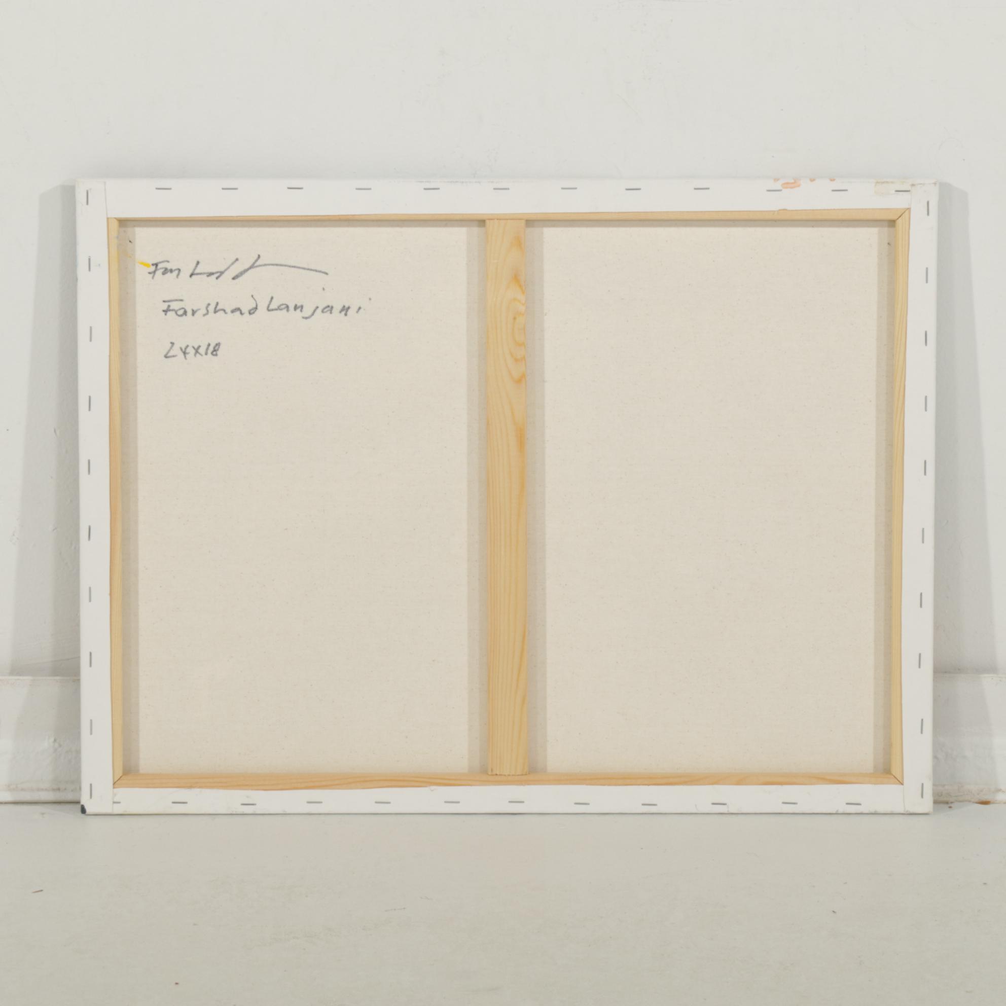 Farshad Lanjani Abstract Acrylic Painting, 21st Century