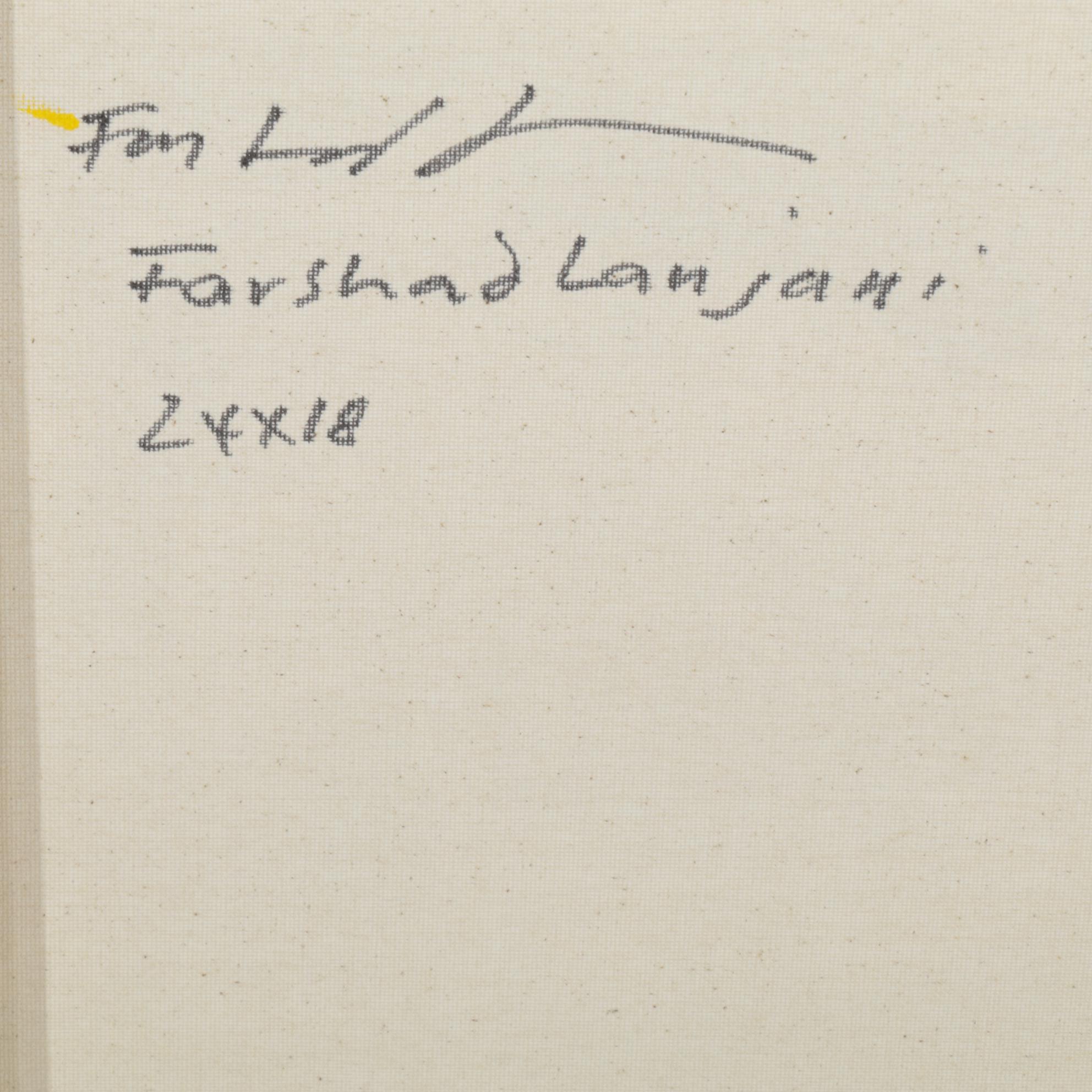 Farshad Lanjani Abstract Acrylic Painting, 21st Century