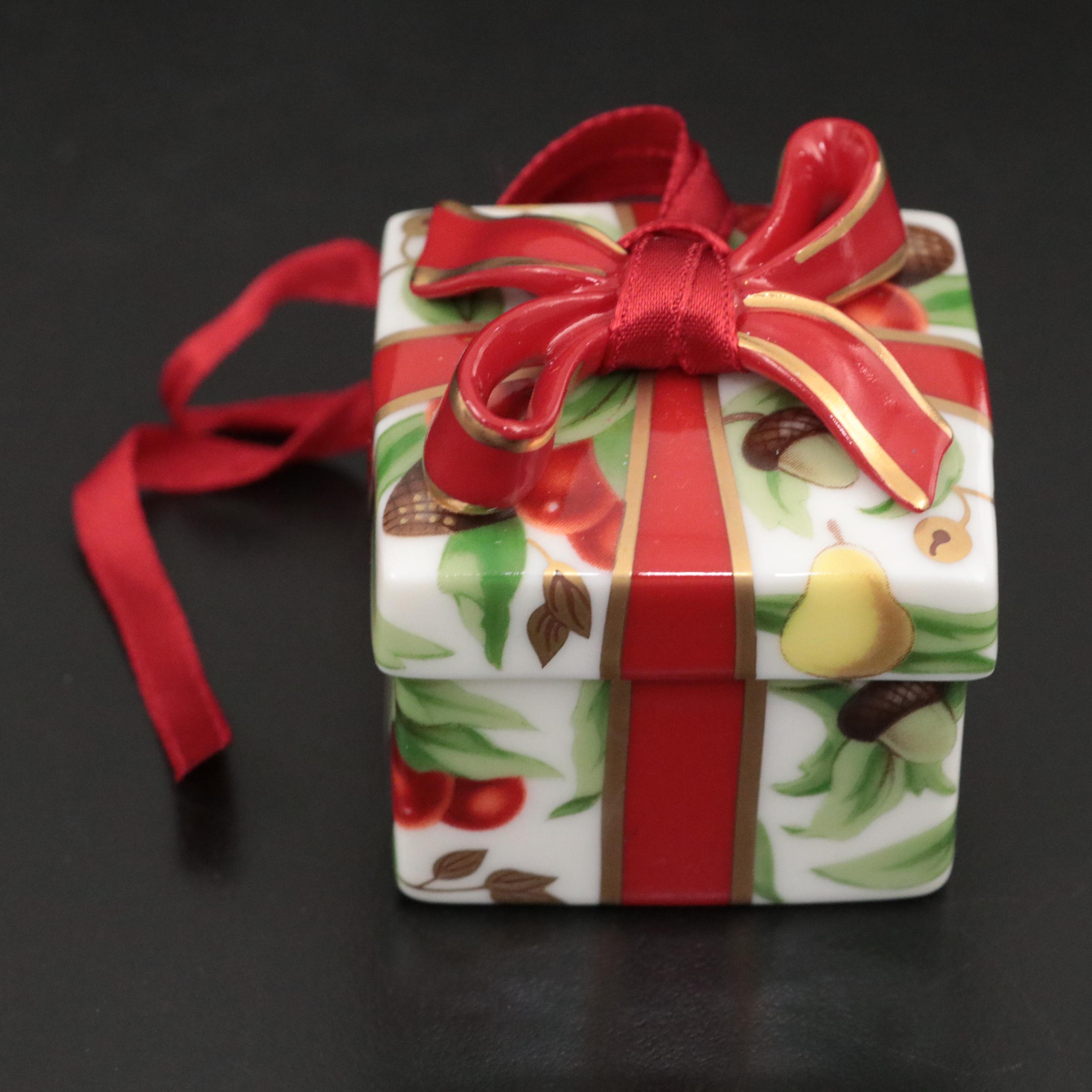 Tiffany & Co. "Tiffany Holiday" Porcelain Christmas Ornament