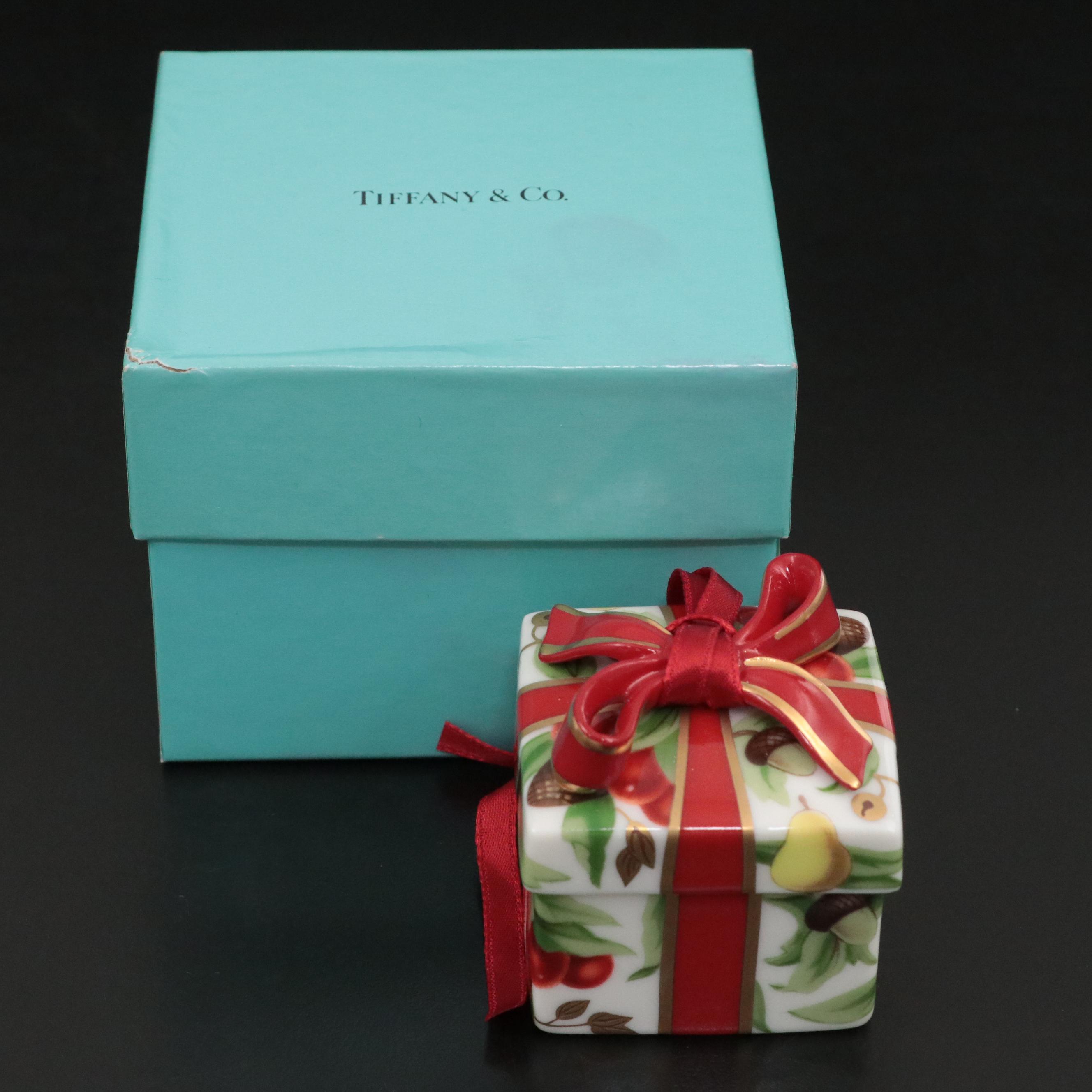 Tiffany & Co. "Tiffany Holiday" Porcelain Christmas Ornament