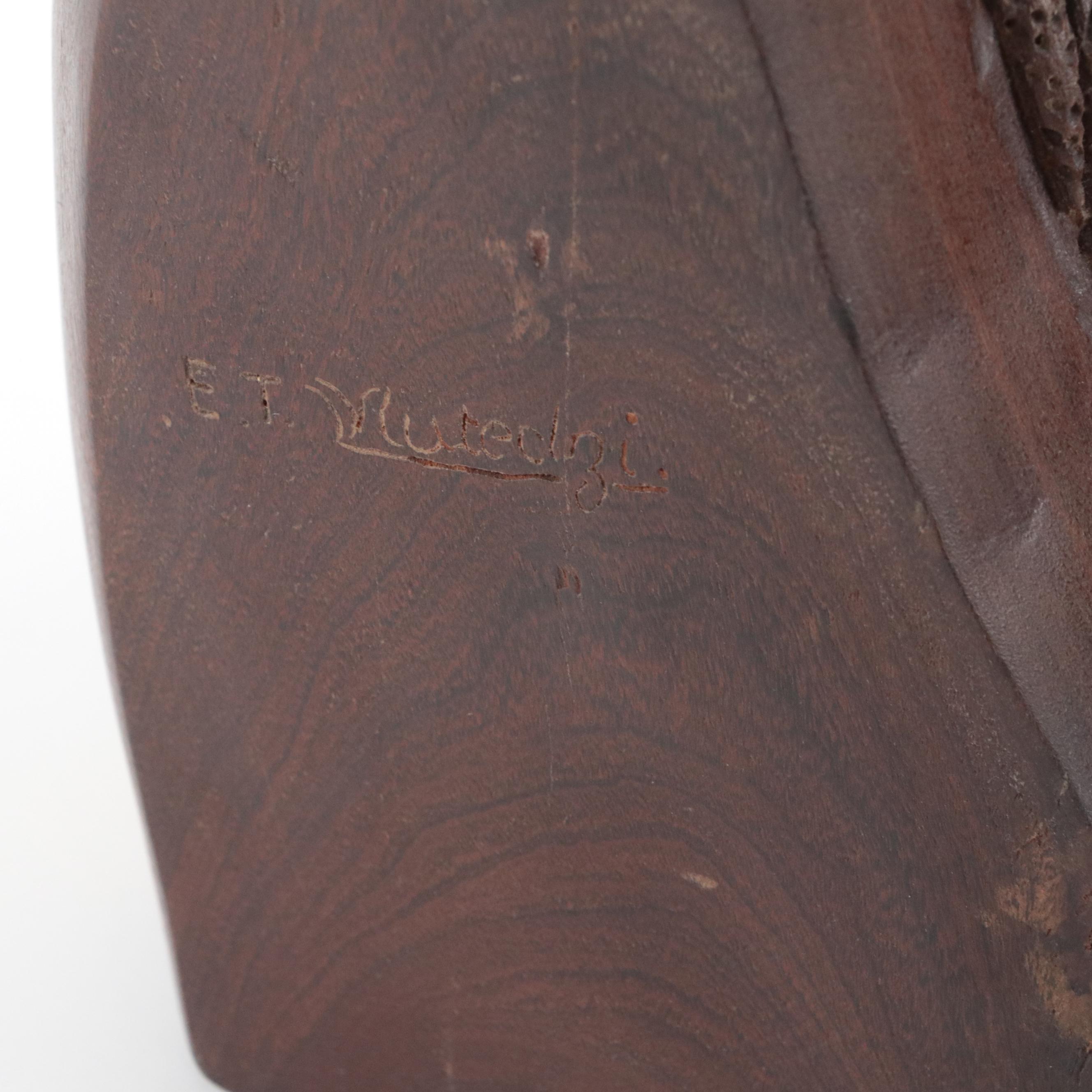 Modern African Shona Tribe Male and Female Portrait Busts