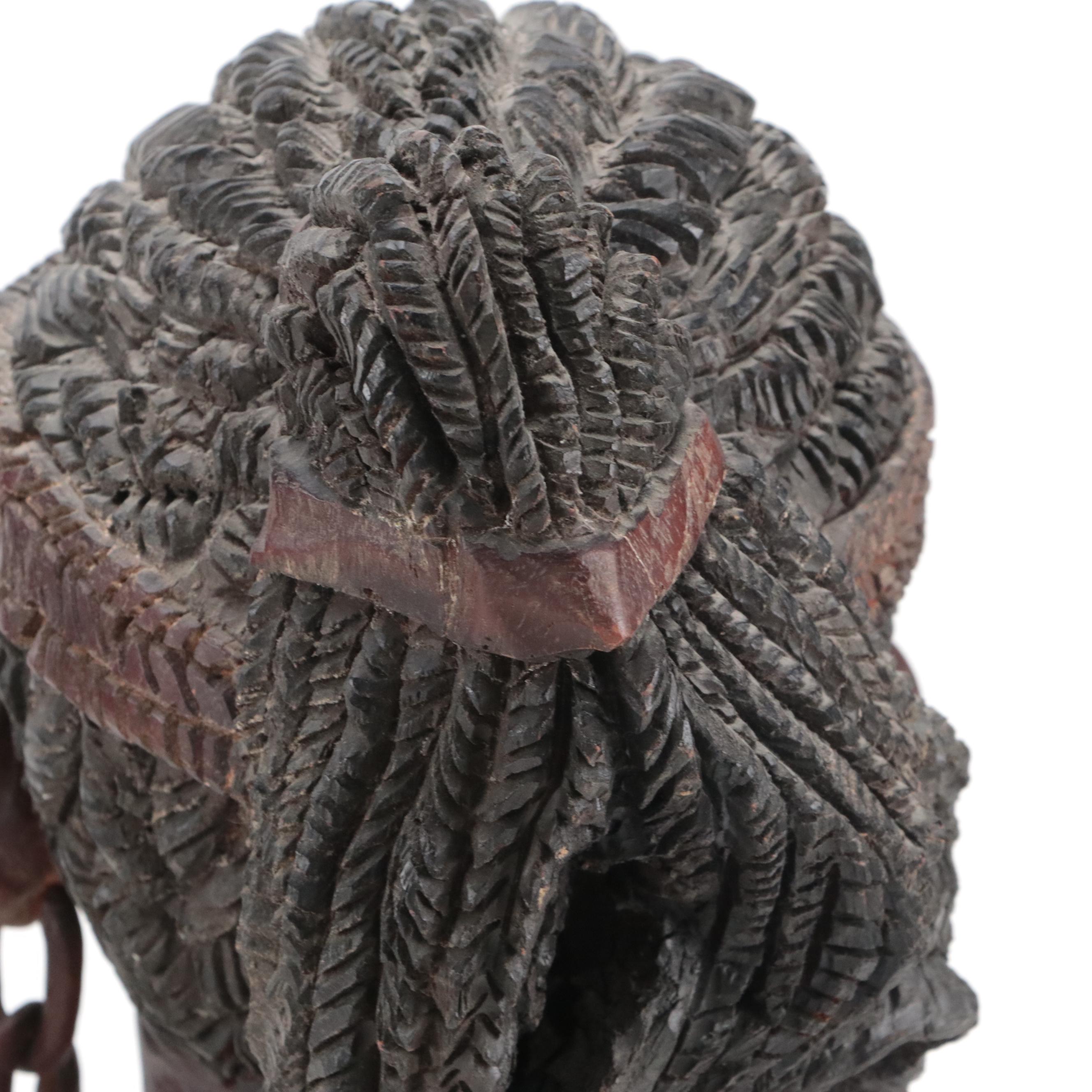 Modern African Shona Tribe Male and Female Portrait Busts