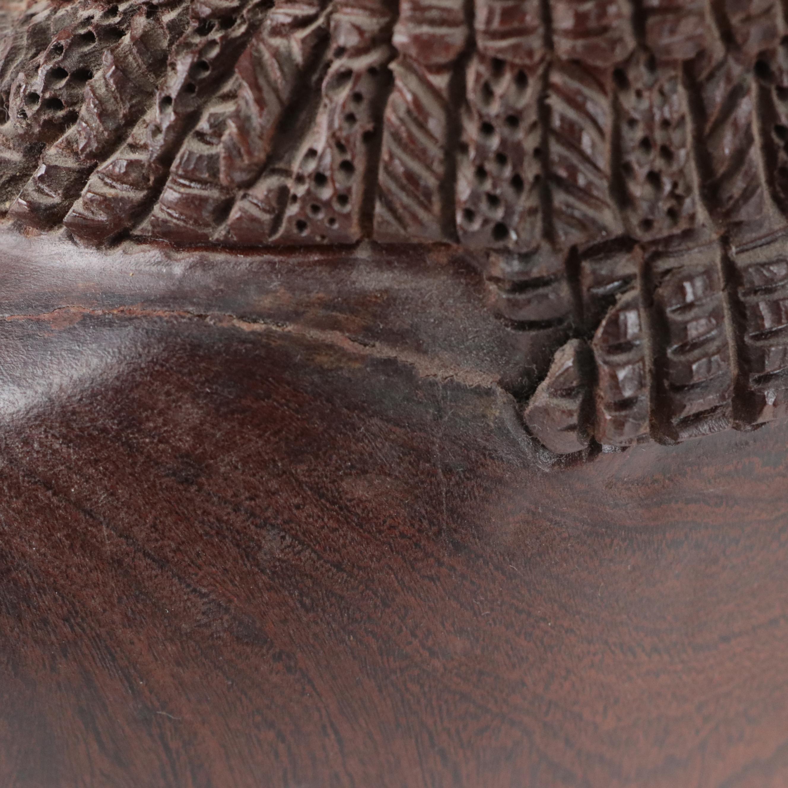 Modern African Shona Tribe Male and Female Portrait Busts