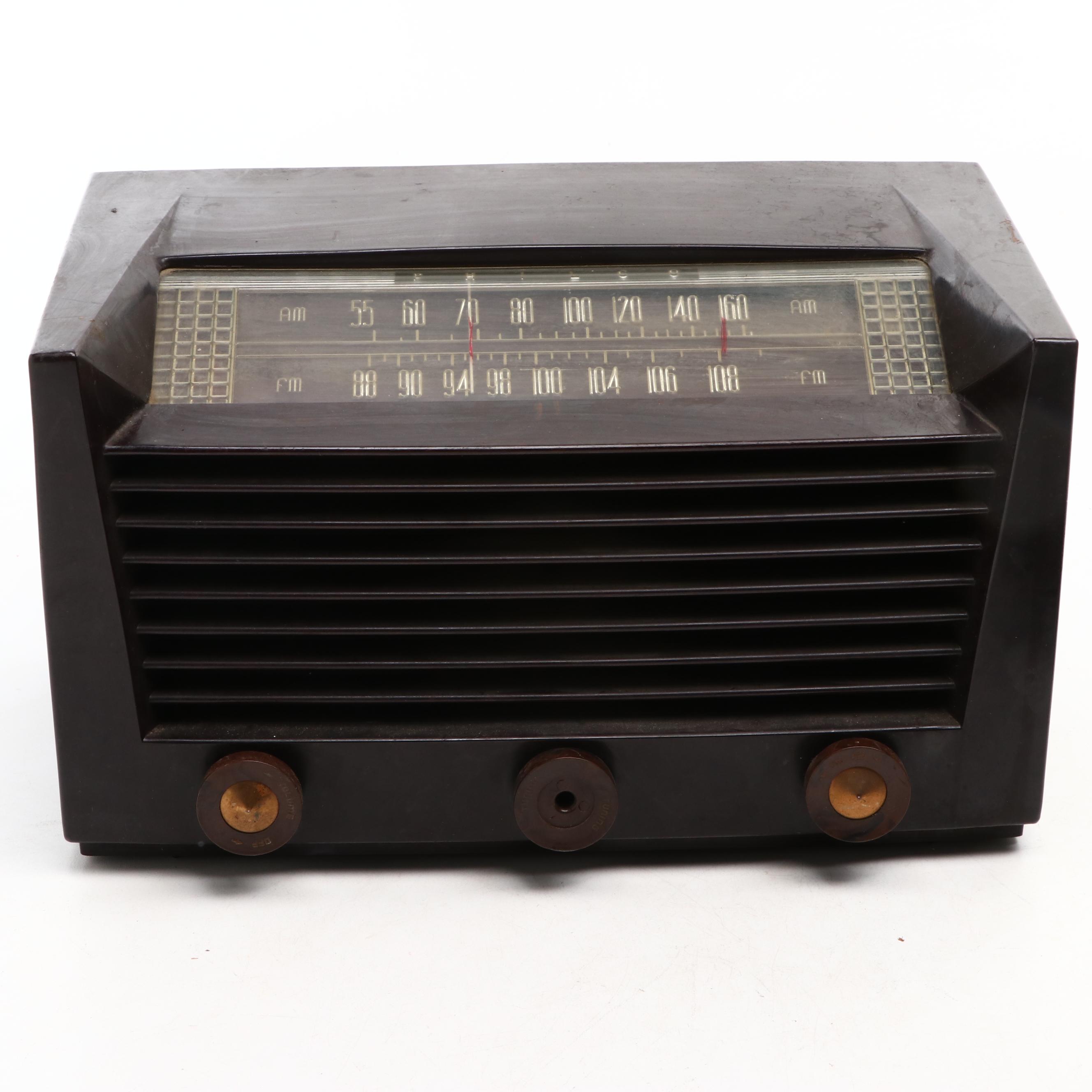 Philco Model 51-934 and RCA Victor Model X-551 Table Top Radios, Mid-20th C.