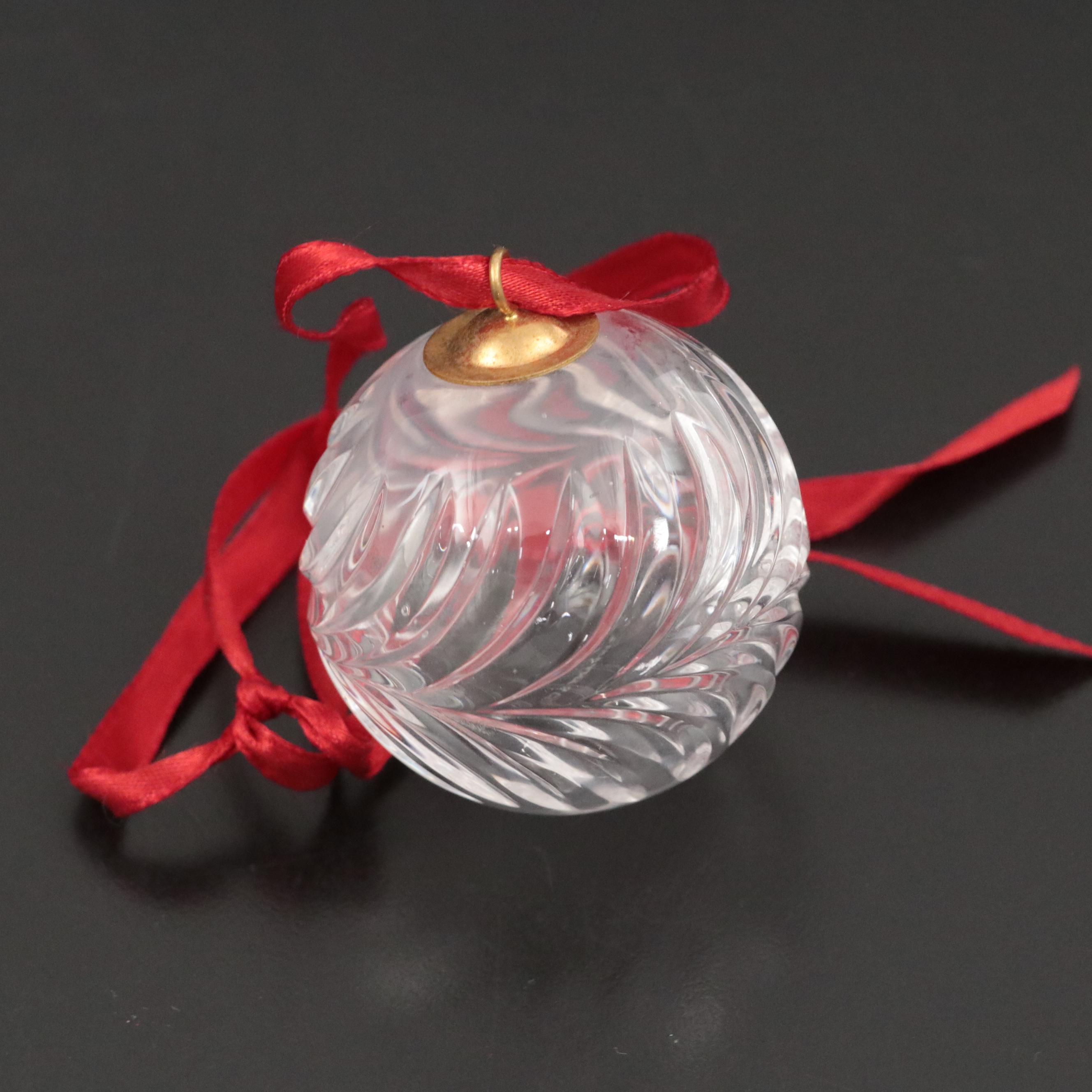 Tiffany & Co. Crystal Ball Ornament