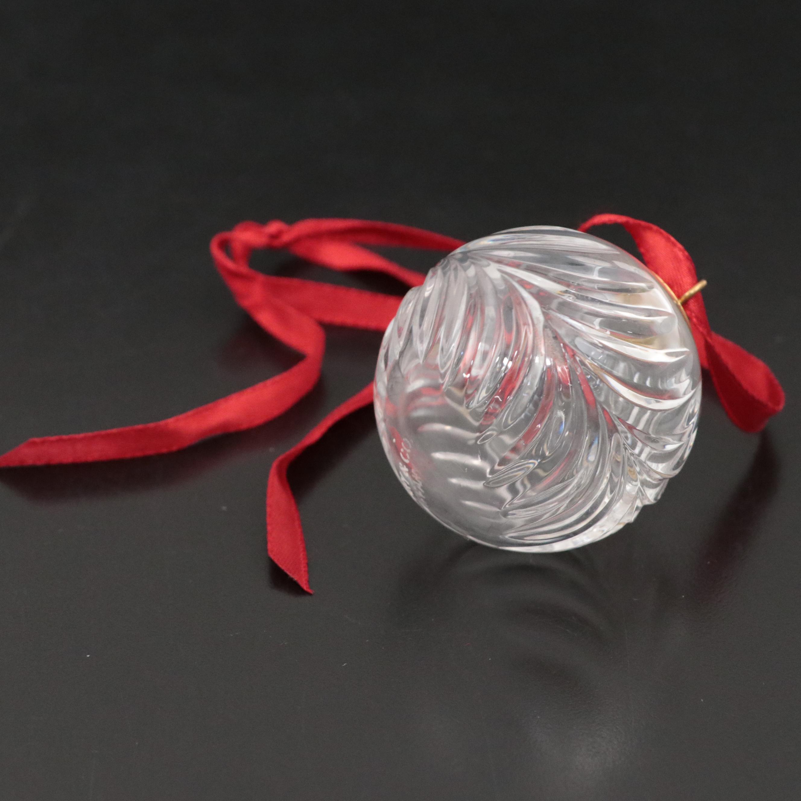 Tiffany & Co. Crystal Ball Ornament