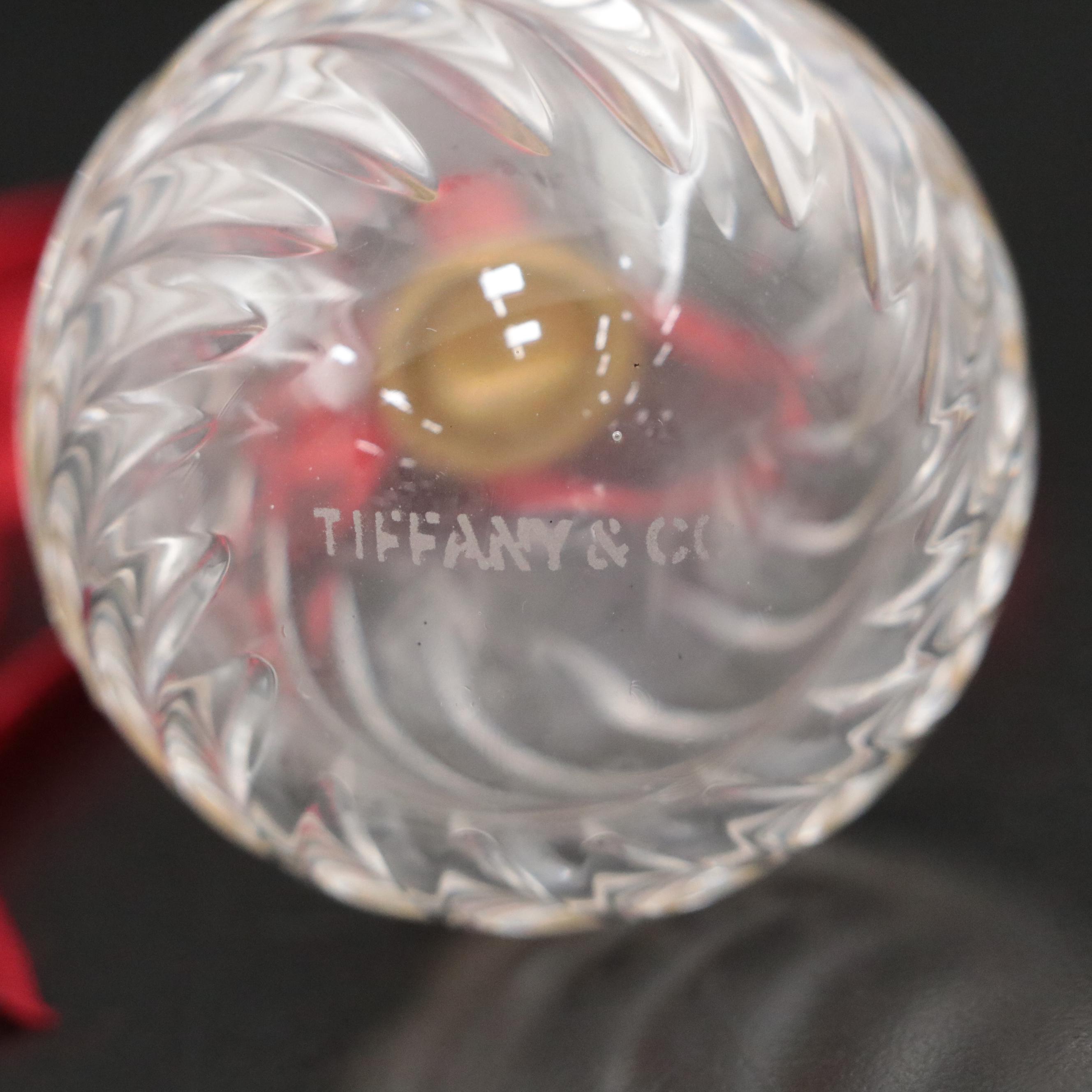 Tiffany & Co. Crystal Ball Ornament