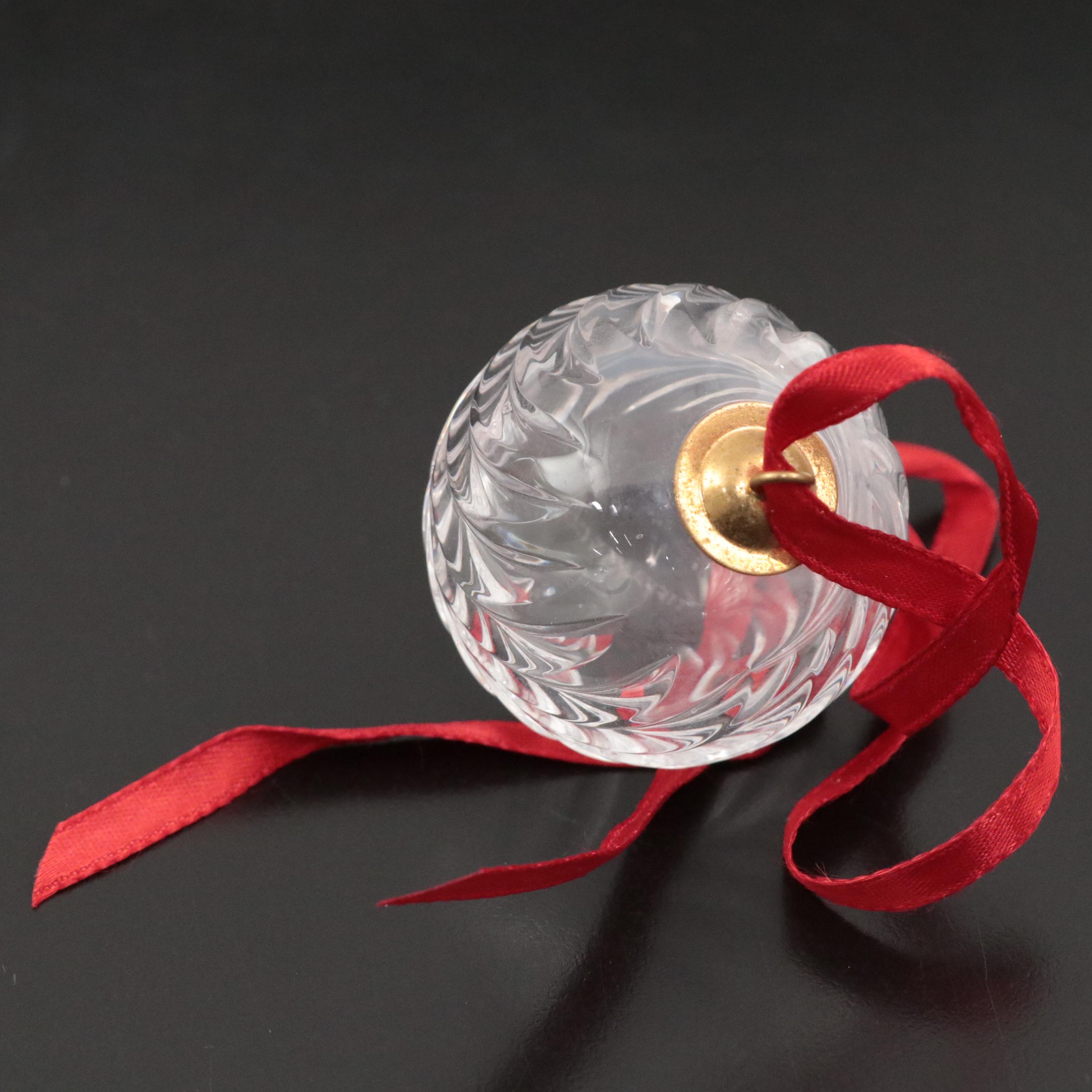 Tiffany & Co. Crystal Ball Ornament
