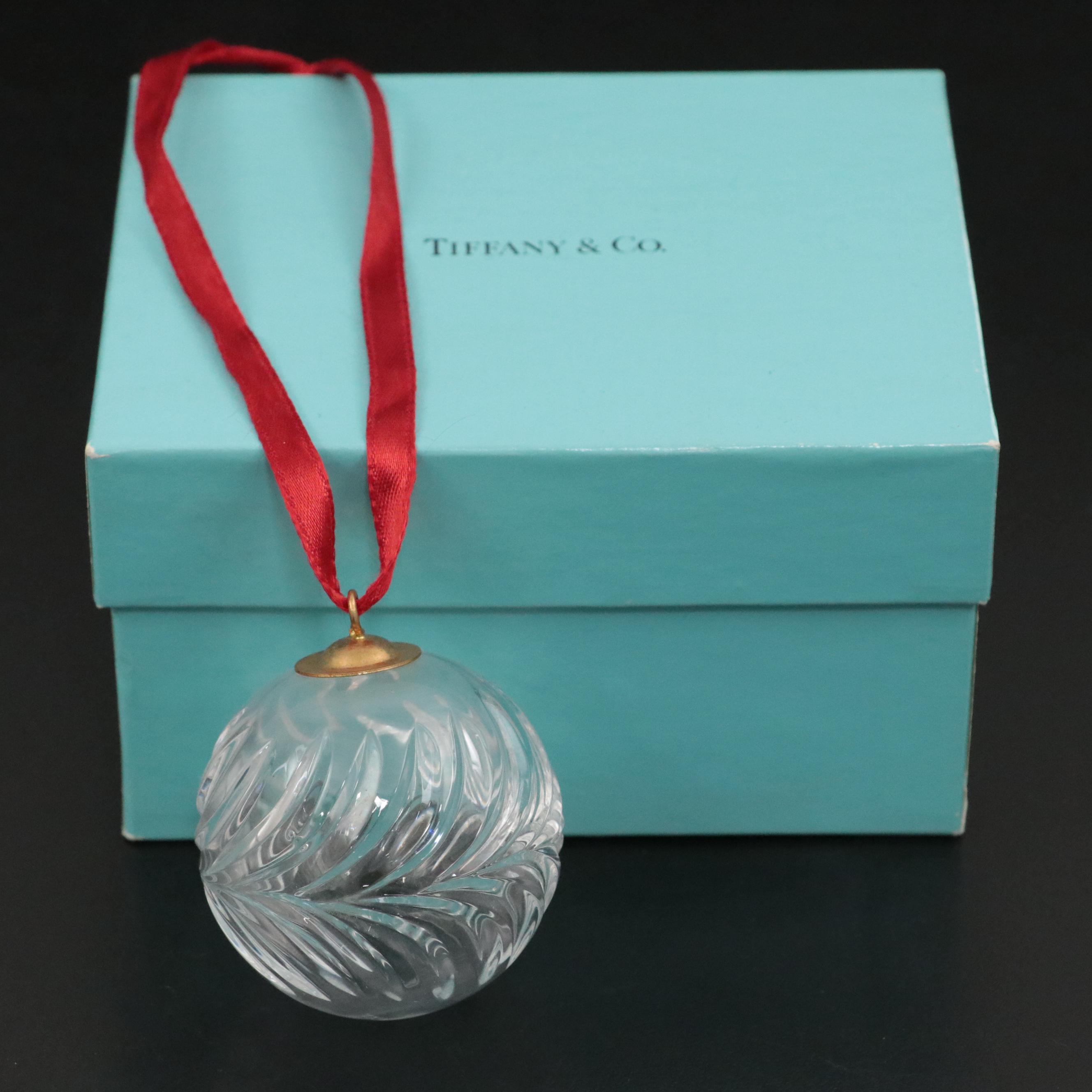 Tiffany & Co. Crystal Ball Ornament