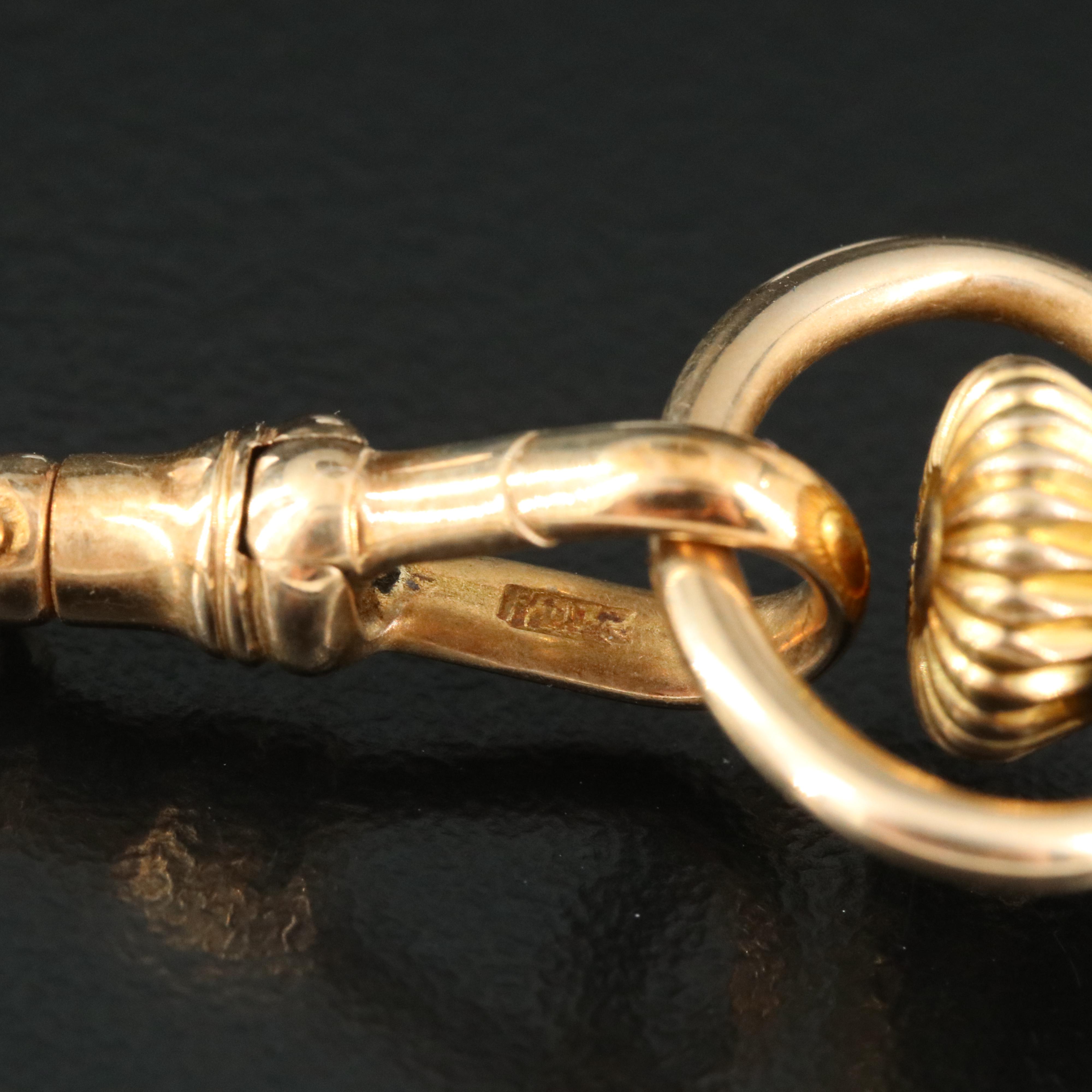 1921 14K Elgin Hunting Case Pocket Watch with 14K Fob