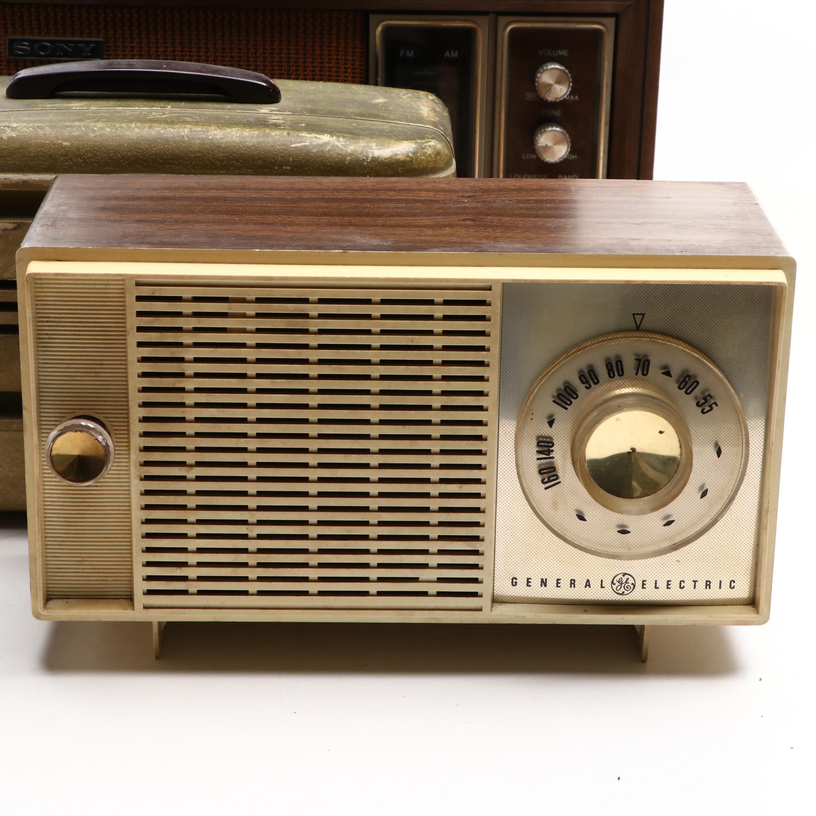 RCA Victor Model 75X11, Sony, General Electric and Other Tabletop Radios