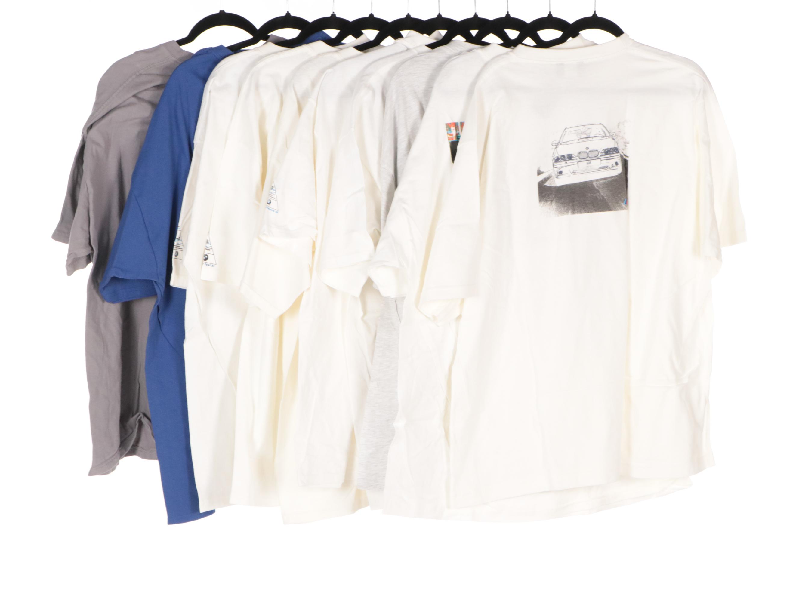 Men's Assorted Cotton BMW Graphic Print T-Shirts