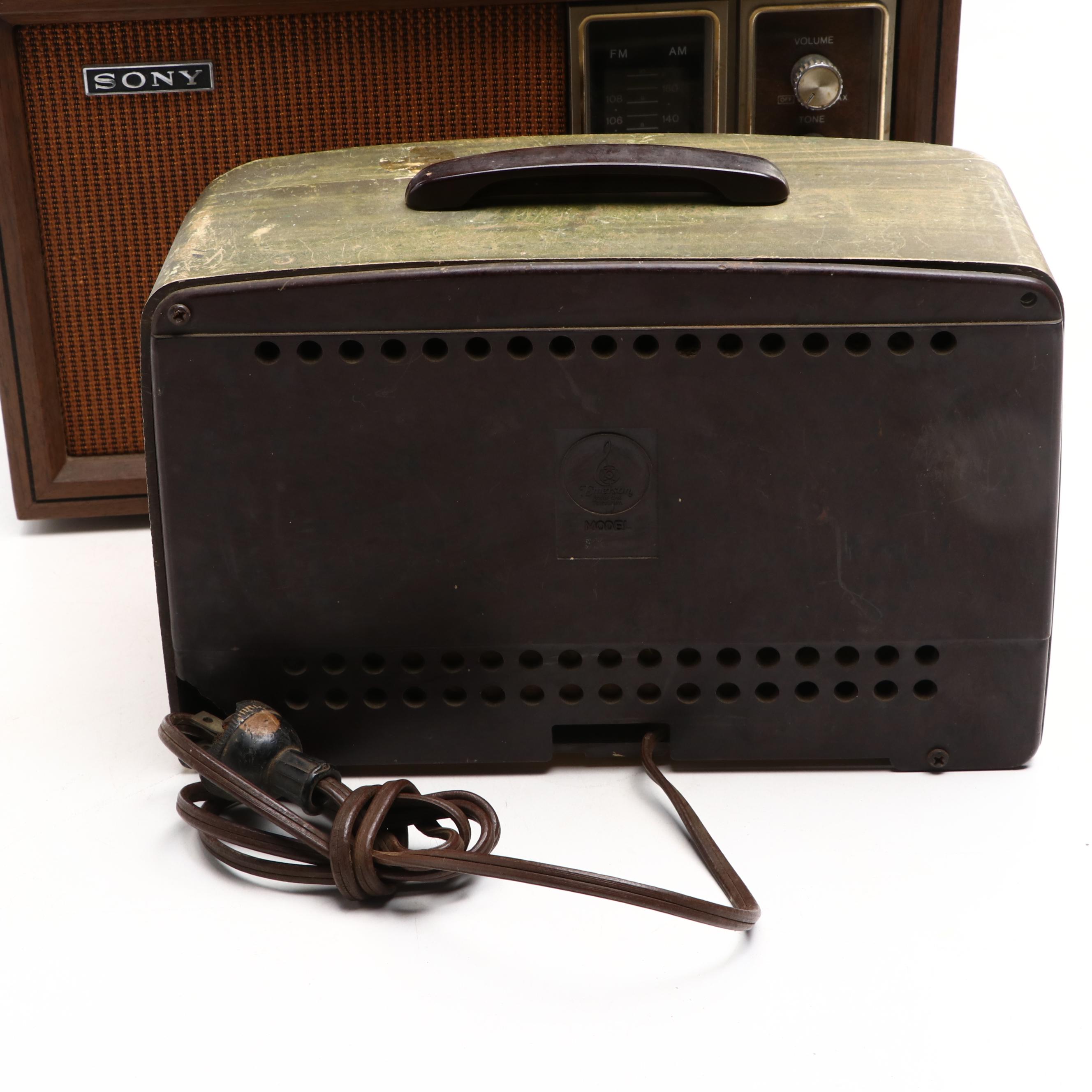 RCA Victor Model 75X11, Sony, General Electric and Other Tabletop Radios