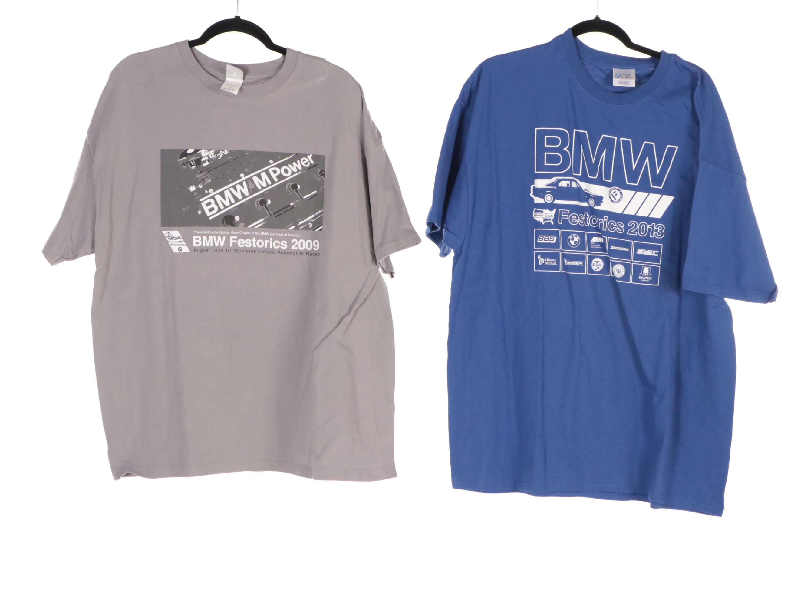 Men's Assorted Cotton BMW Graphic Print T-Shirts