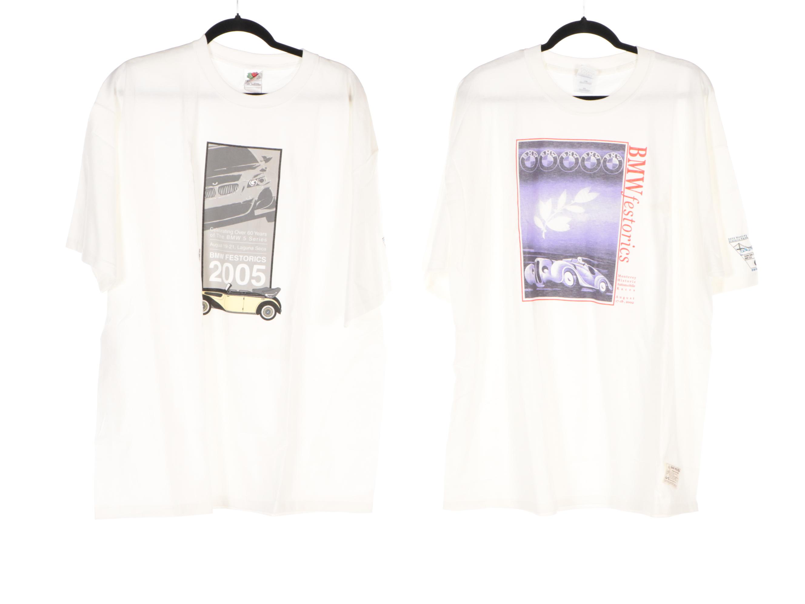 Men's Assorted Cotton BMW Graphic Print T-Shirts