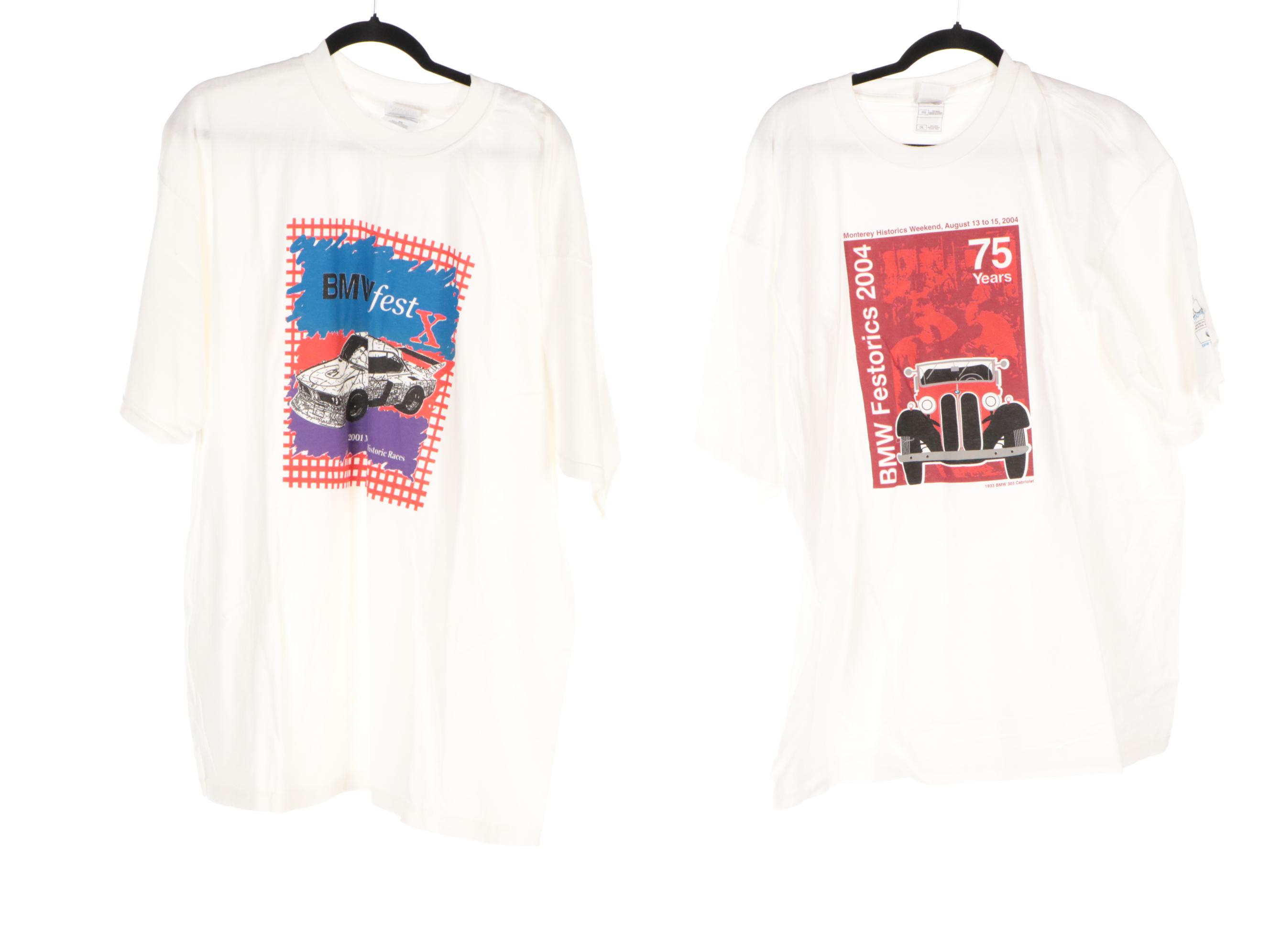 Men's Assorted Cotton BMW Graphic Print T-Shirts