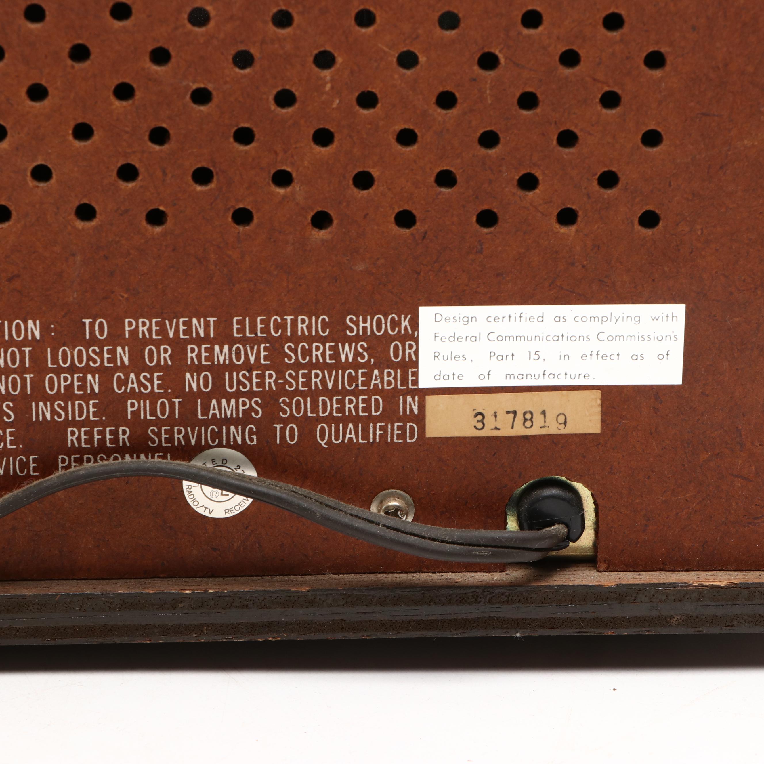 RCA Victor Model 75X11, Sony, General Electric and Other Tabletop Radios