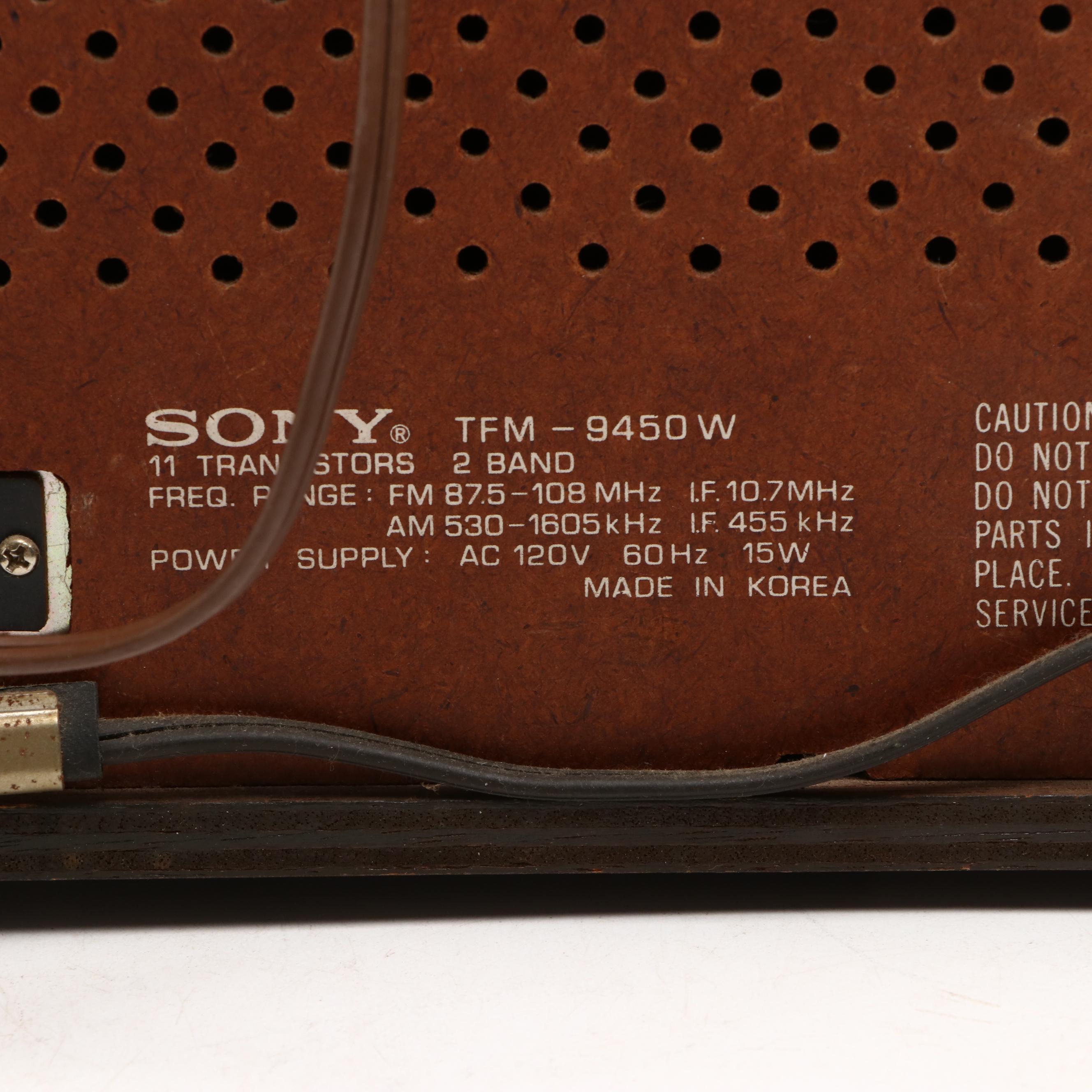 RCA Victor Model 75X11, Sony, General Electric and Other Tabletop Radios