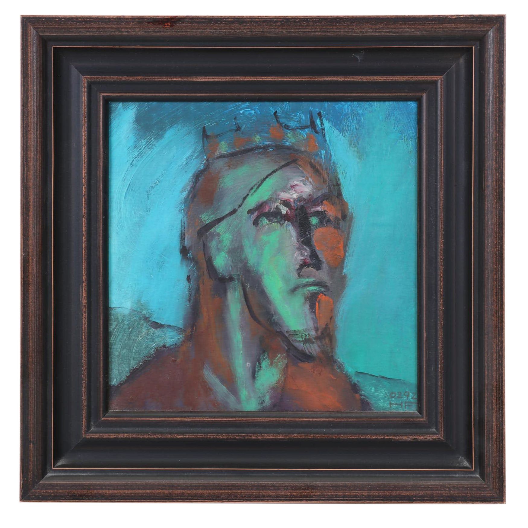 Abstract Portrait Oil Painting, 21st Century