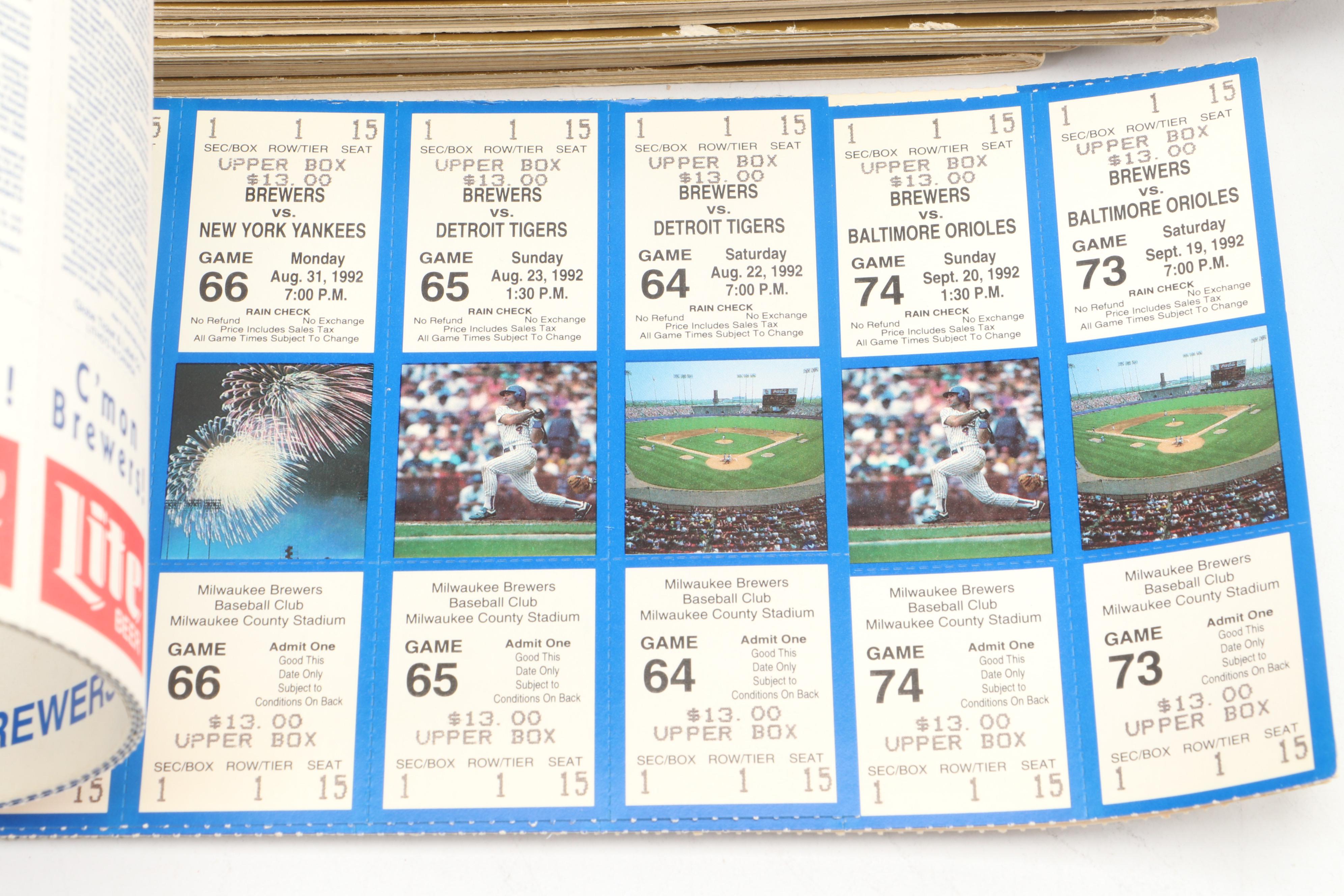 Milwaukee Brewers Baseball Cards, Pins, Hats, and More, Late 20th Century