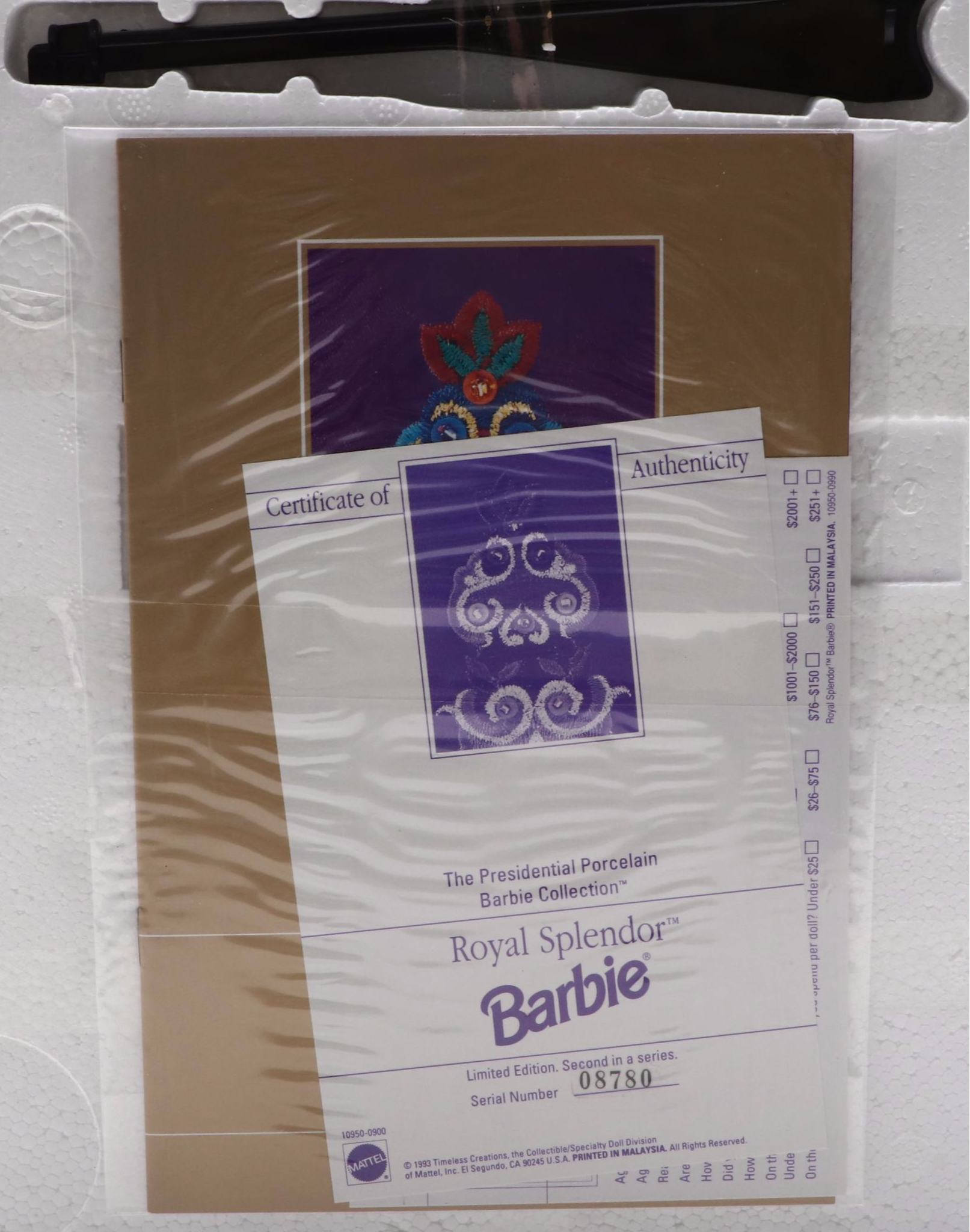 Mattel "Crystal Rhapsody", "Royal Splendor" and More Barbie Dolls