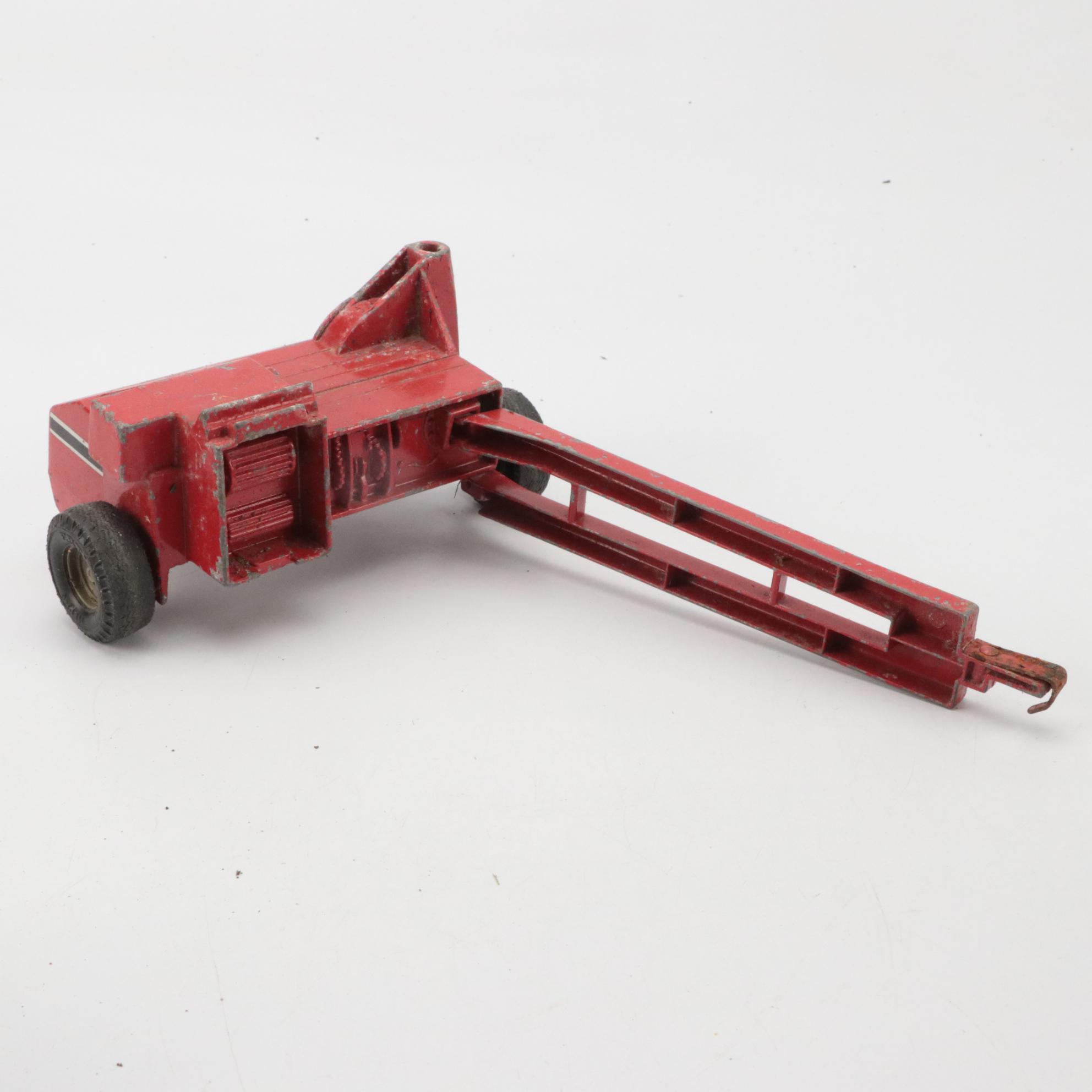 International Cast Metal, Tin Litho, Other Diecast Toy Tractors With Implements