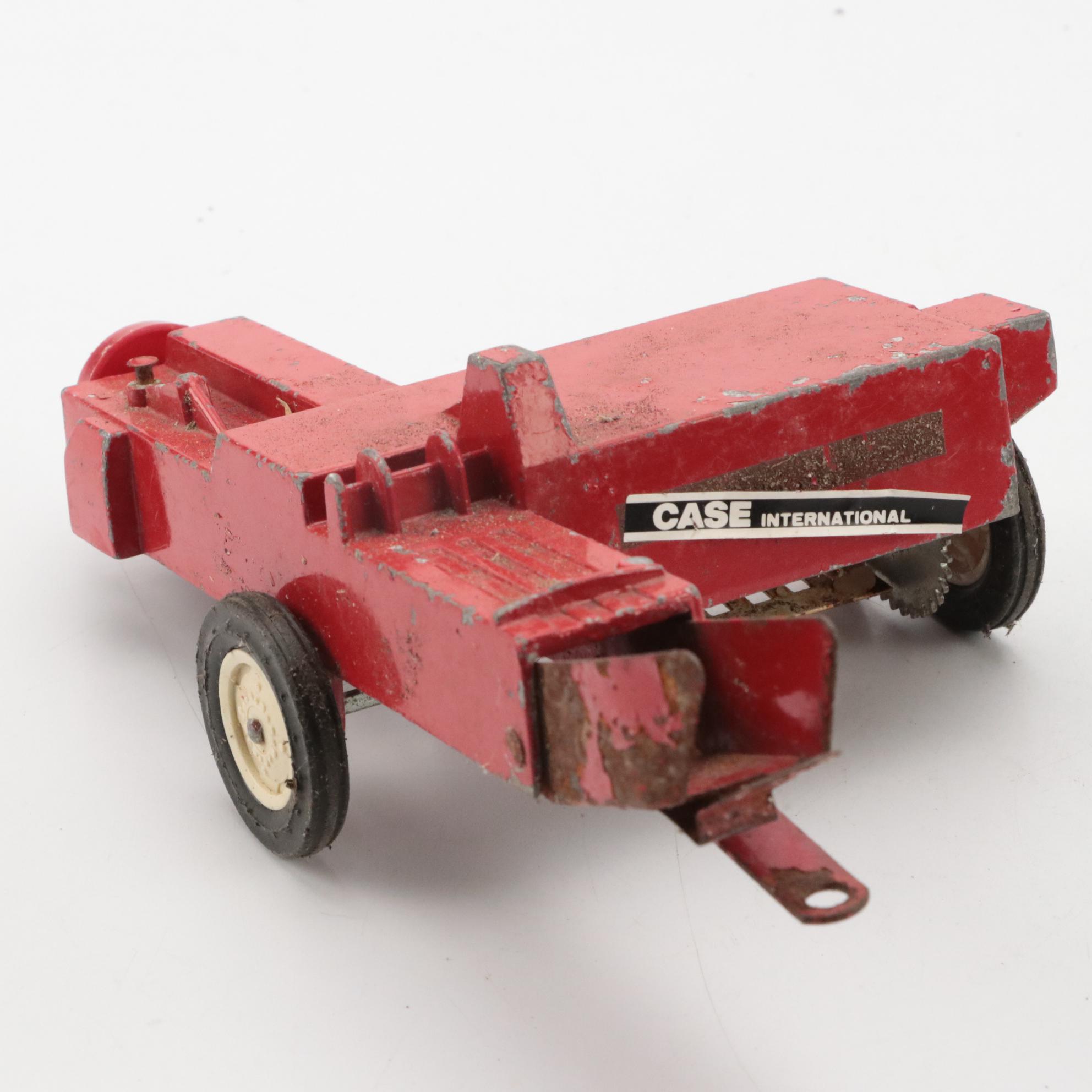 International Cast Metal, Tin Litho, Other Diecast Toy Tractors With Implements