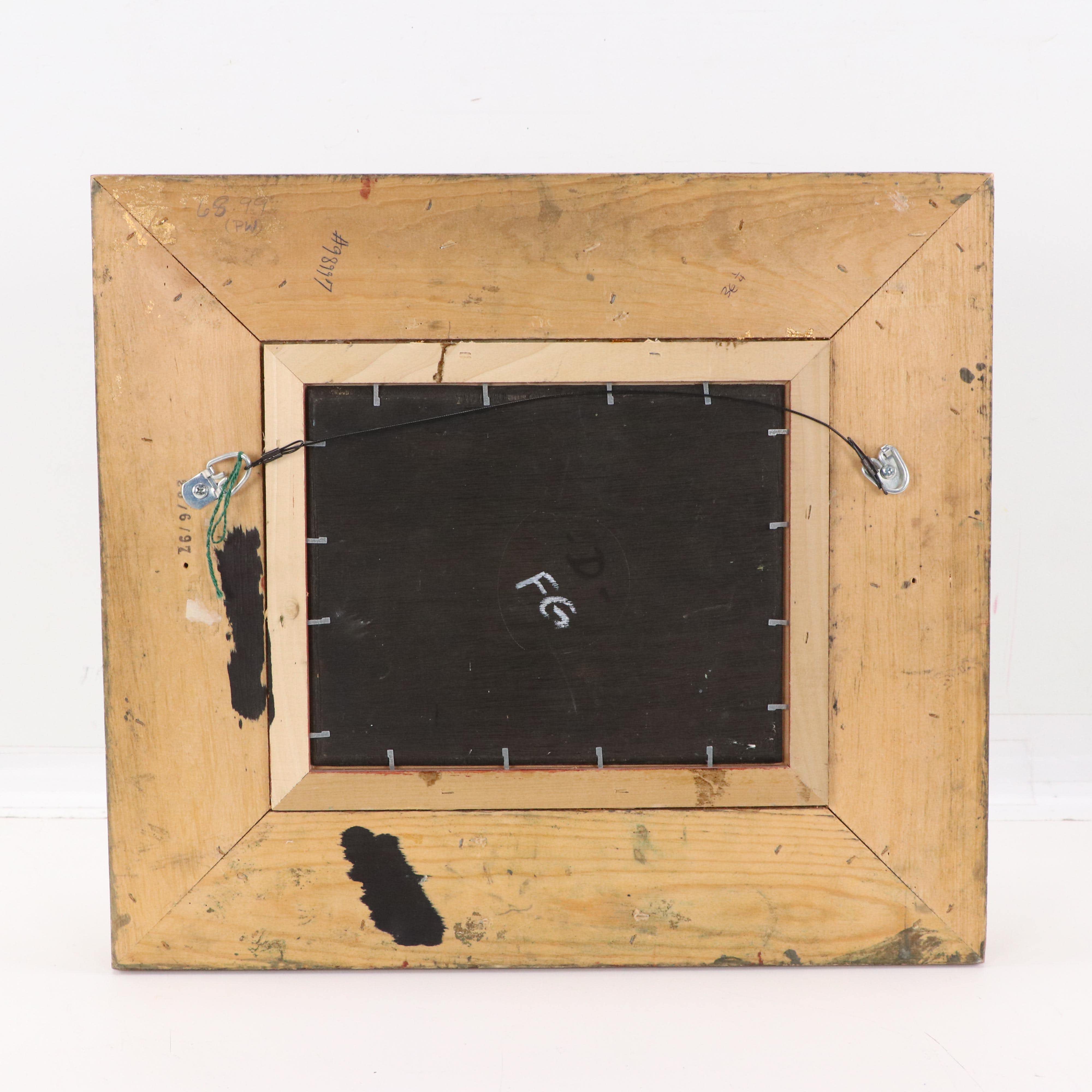 Jack Hong Oil Painting of Cavalier King Charles Spaniels