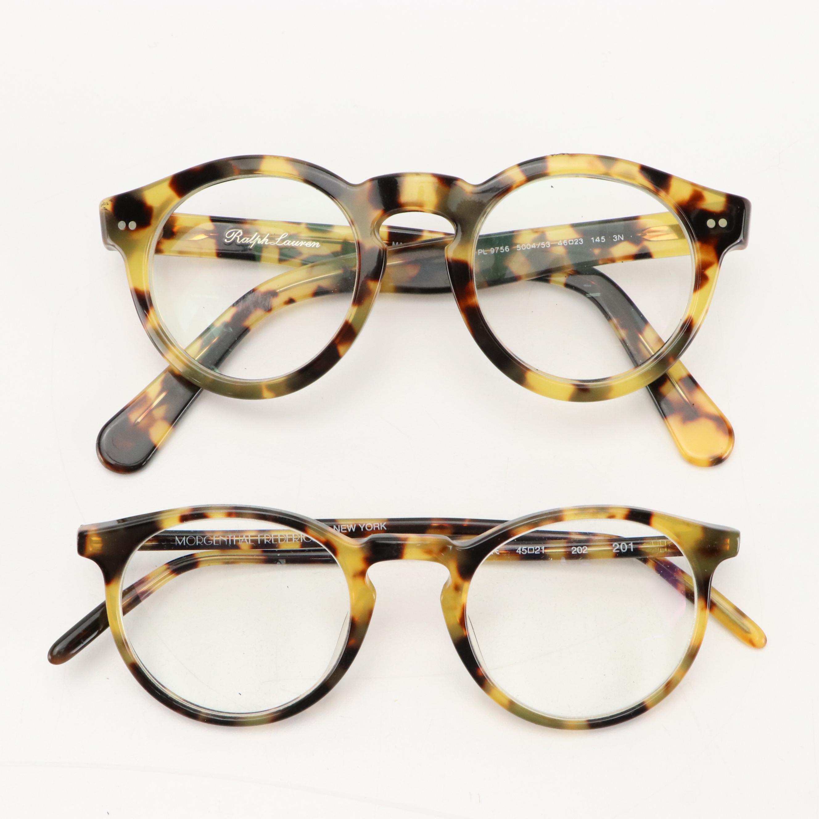 Assorted Round Tortoise Prescription Glasses in Cases
