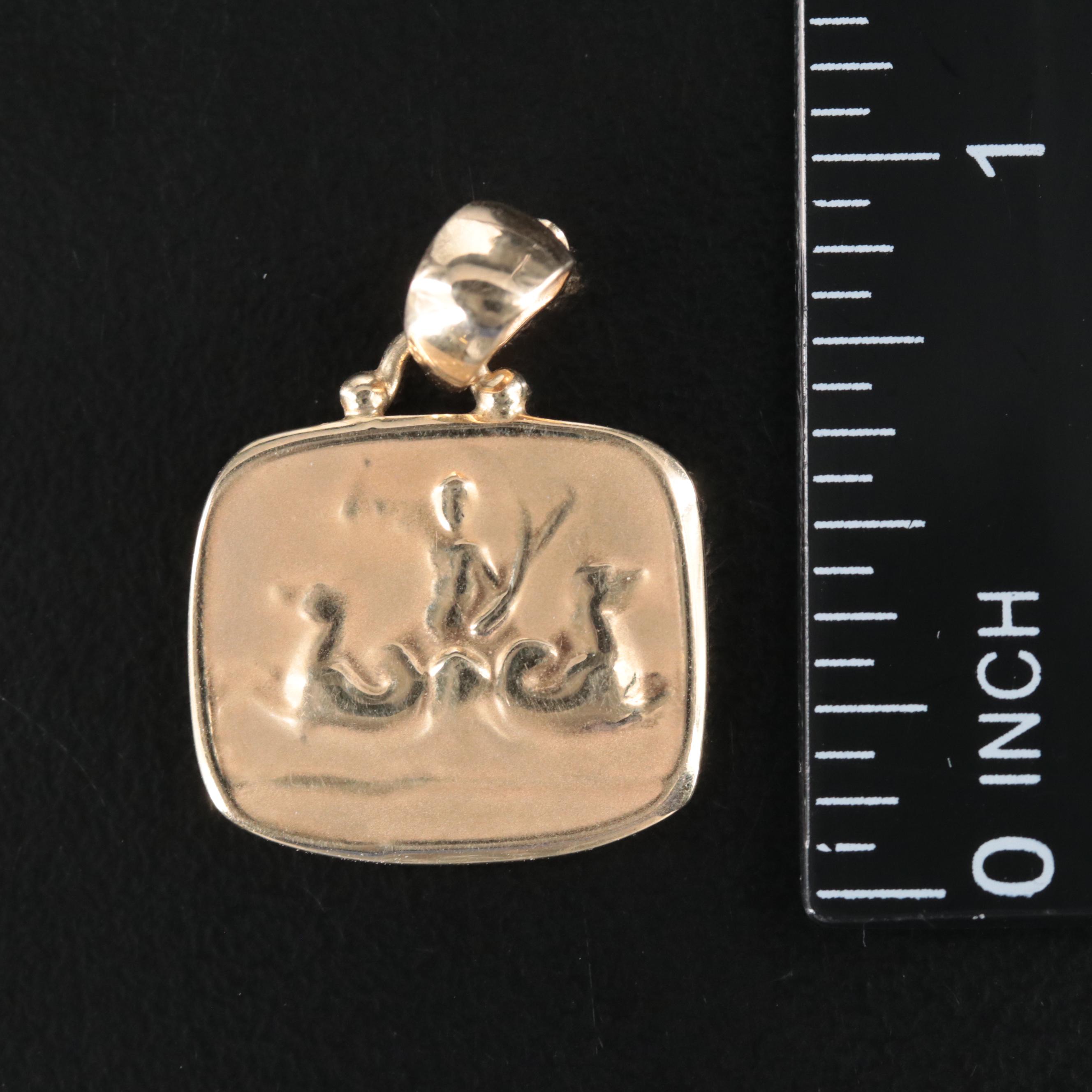 Italian 14K Pendant