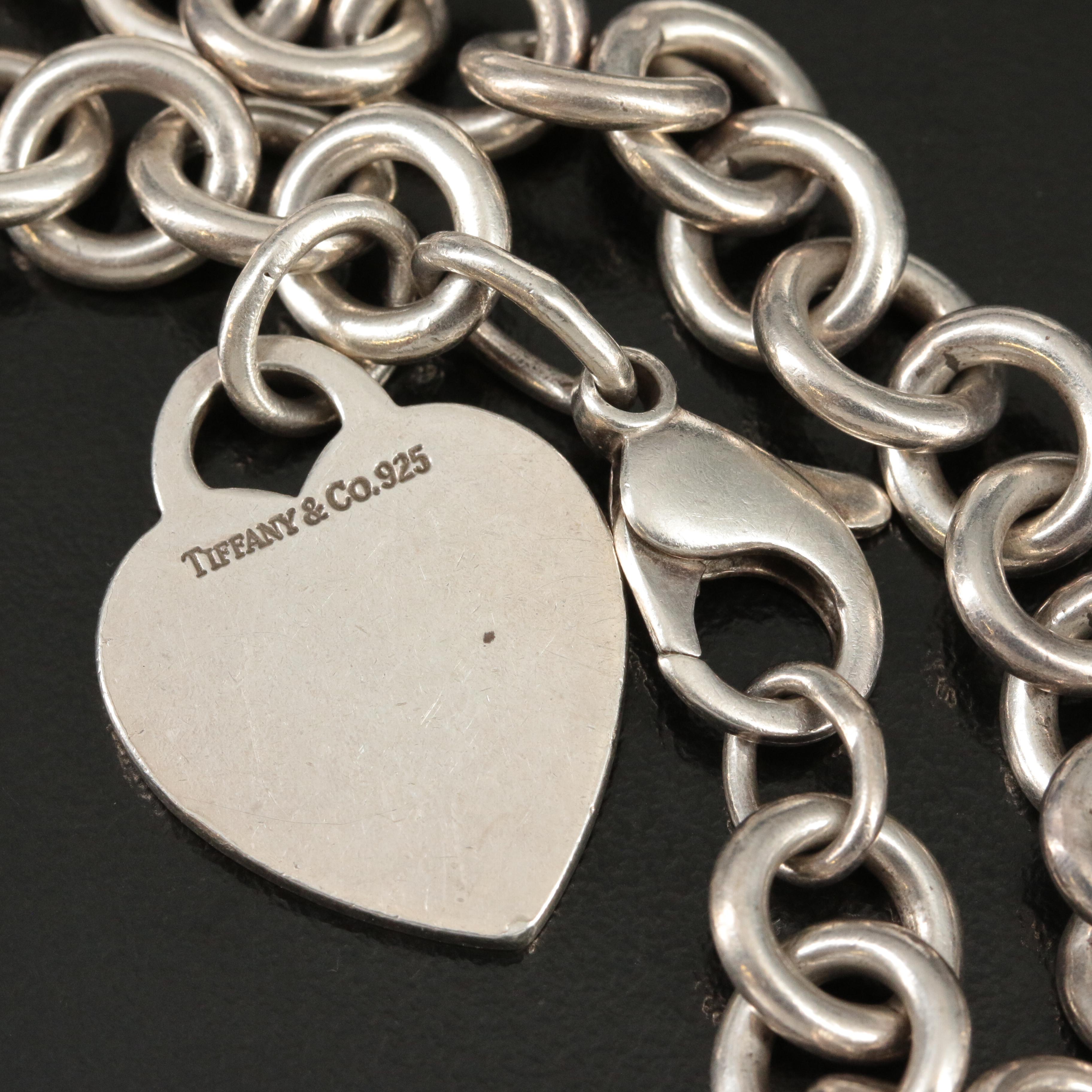 Tiffany & Co. Sterling Heart Tag Bracelet
