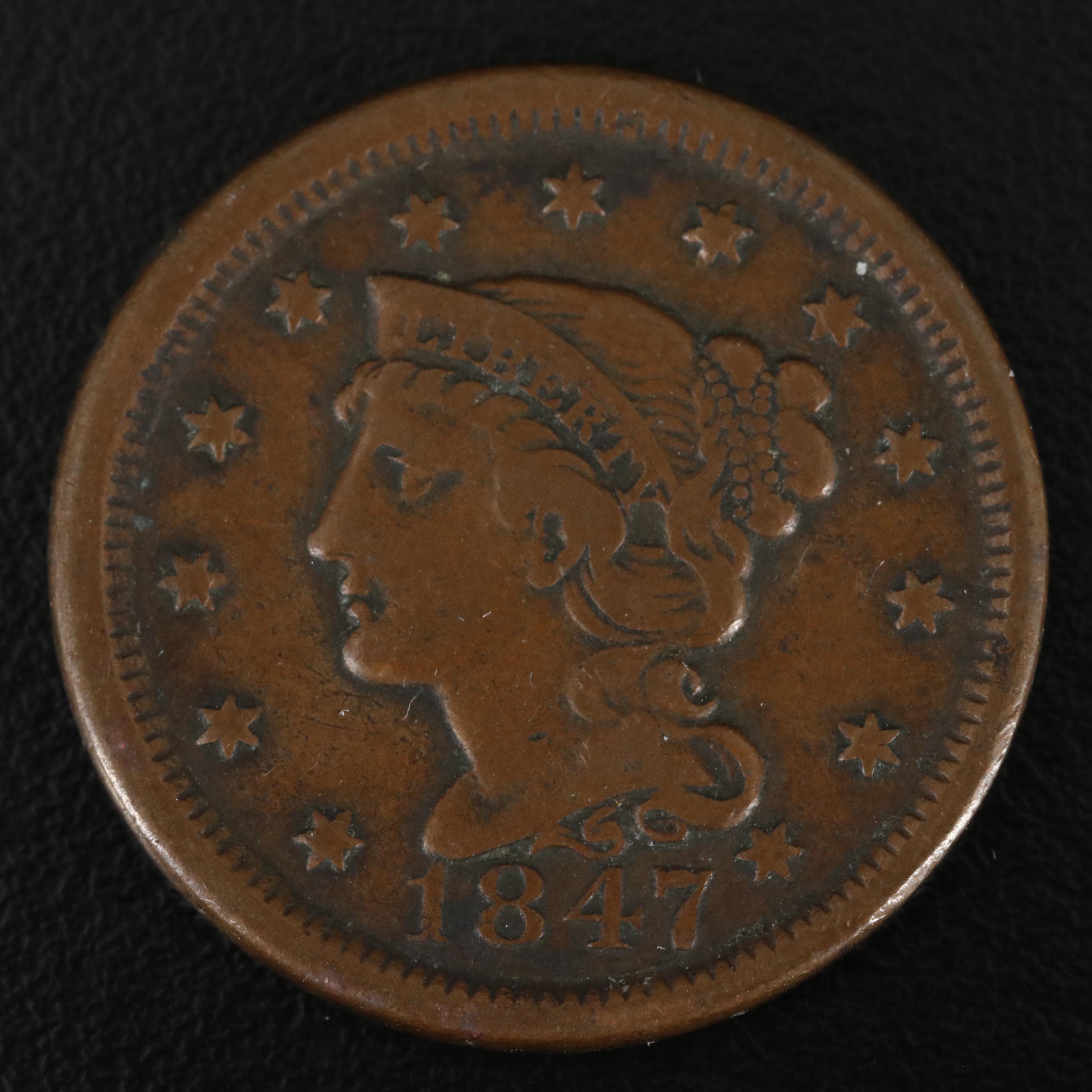 Five Various U.S. Large Cents Including 1832