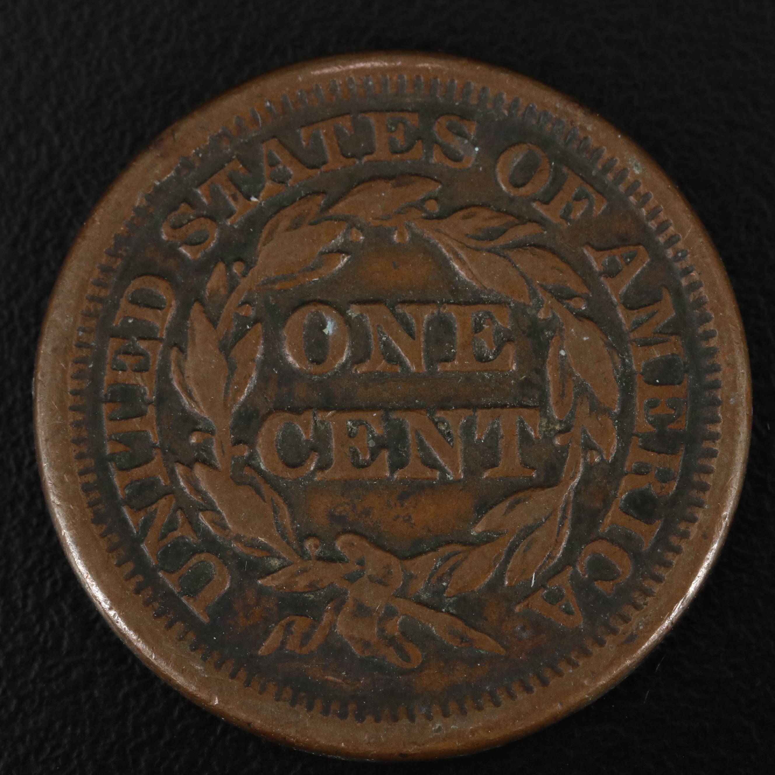 Five Various U.S. Large Cents Including 1832