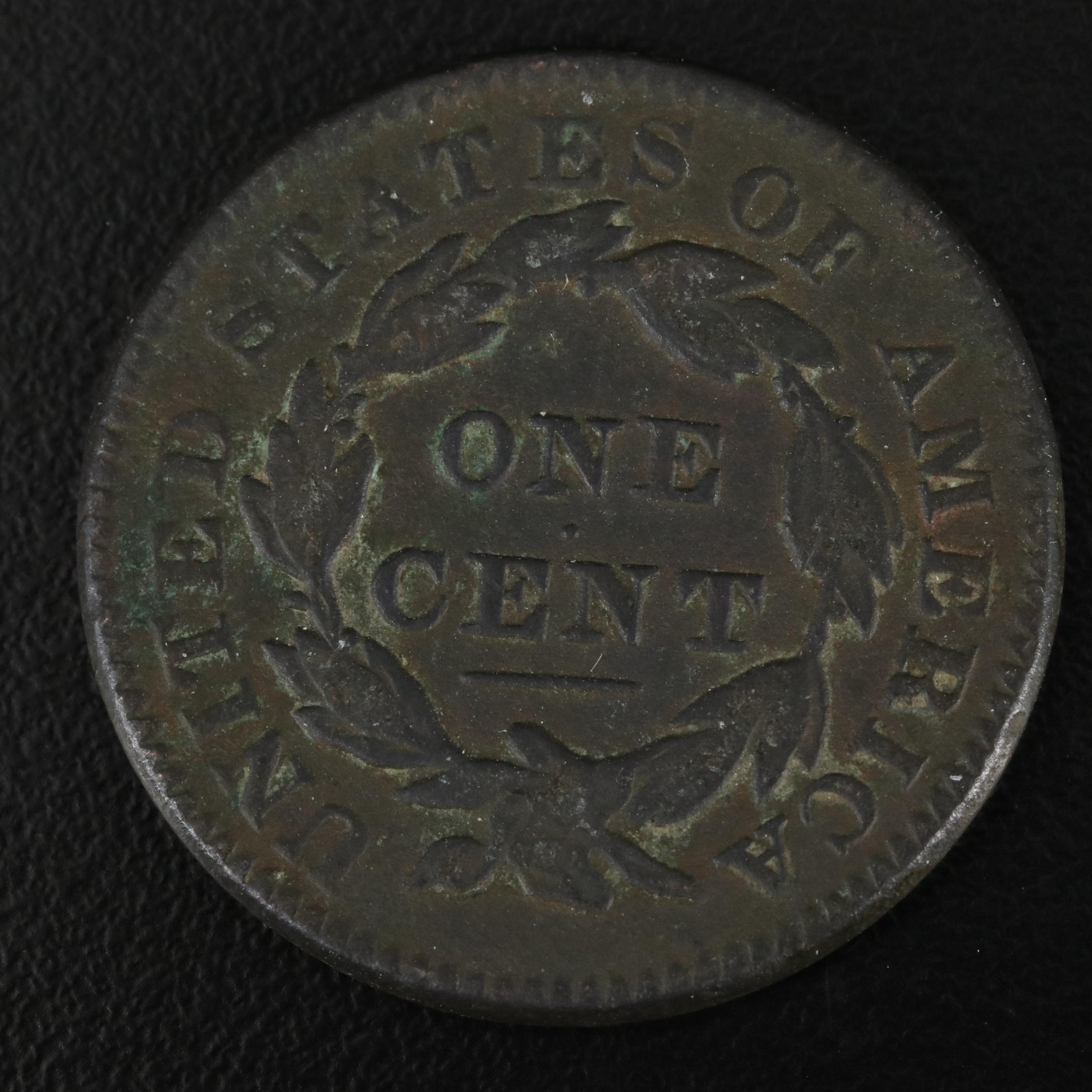 Five Various U.S. Large Cents Including 1832